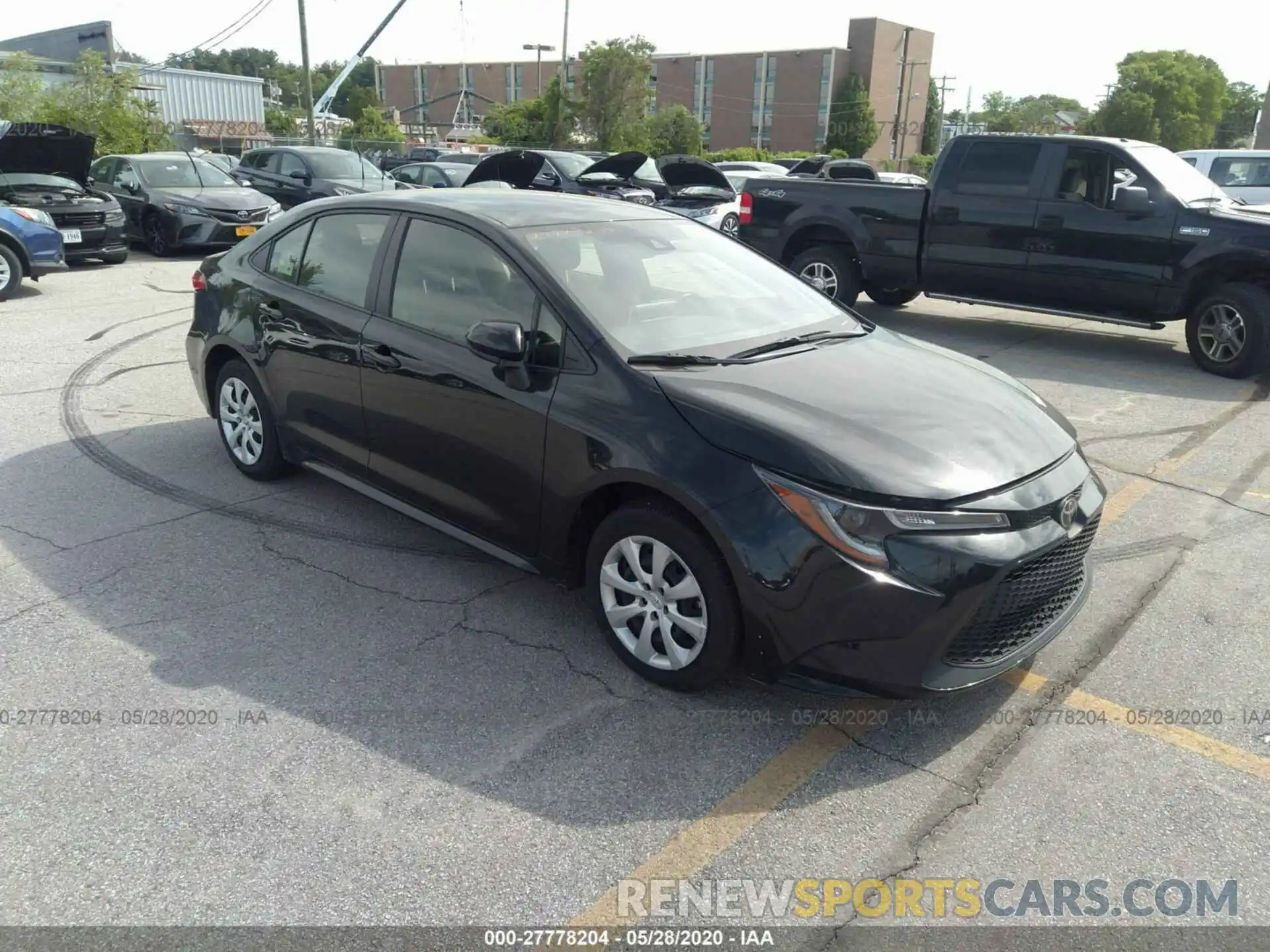 1 Photograph of a damaged car JTDEPRAE0LJ031053 TOYOTA COROLLA 2020