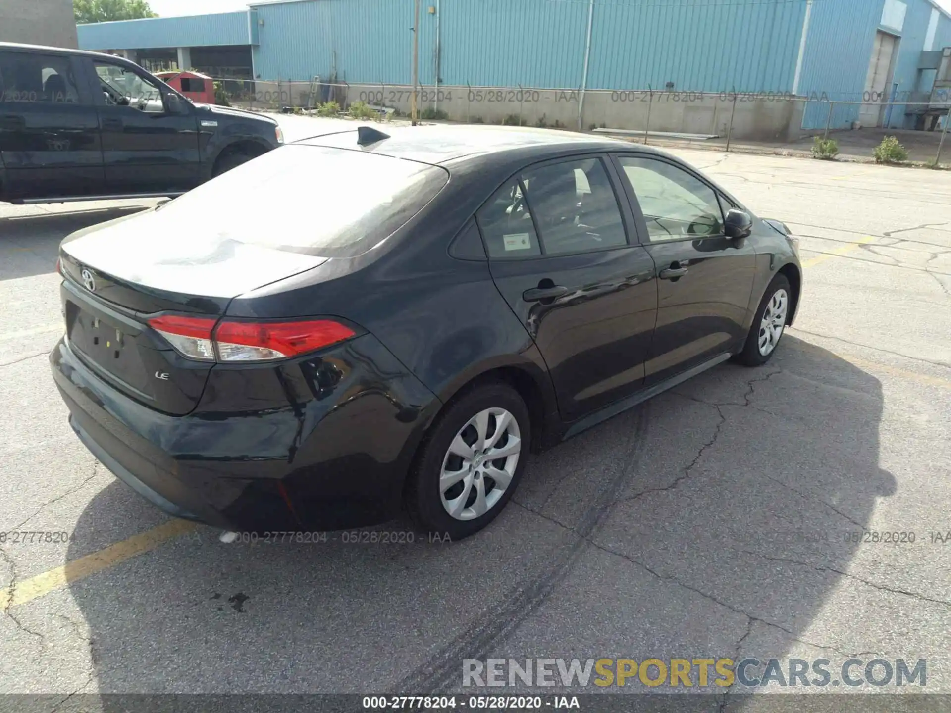 4 Photograph of a damaged car JTDEPRAE0LJ031053 TOYOTA COROLLA 2020