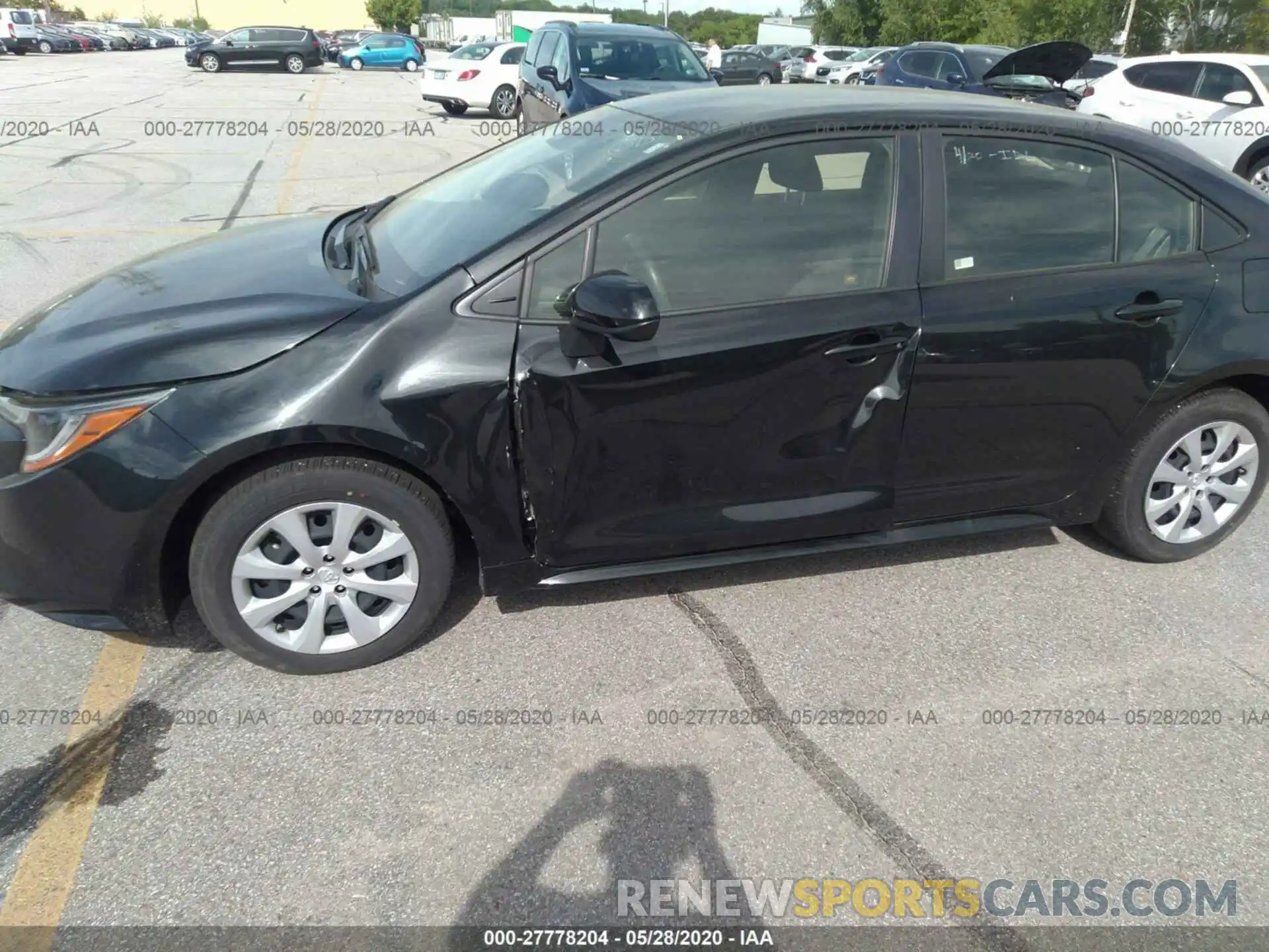 6 Photograph of a damaged car JTDEPRAE0LJ031053 TOYOTA COROLLA 2020