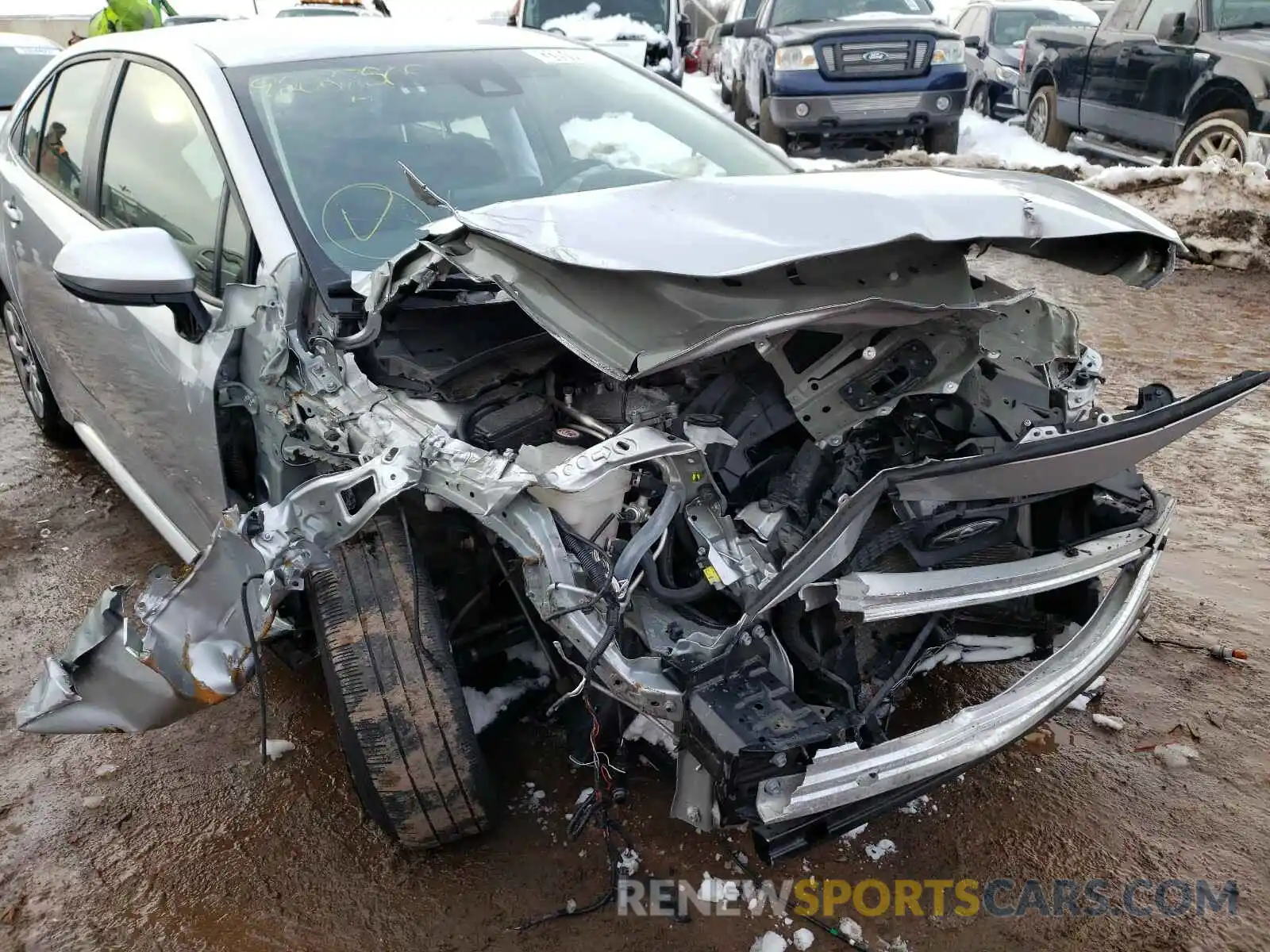 9 Photograph of a damaged car JTDEPRAE0LJ031067 TOYOTA COROLLA 2020