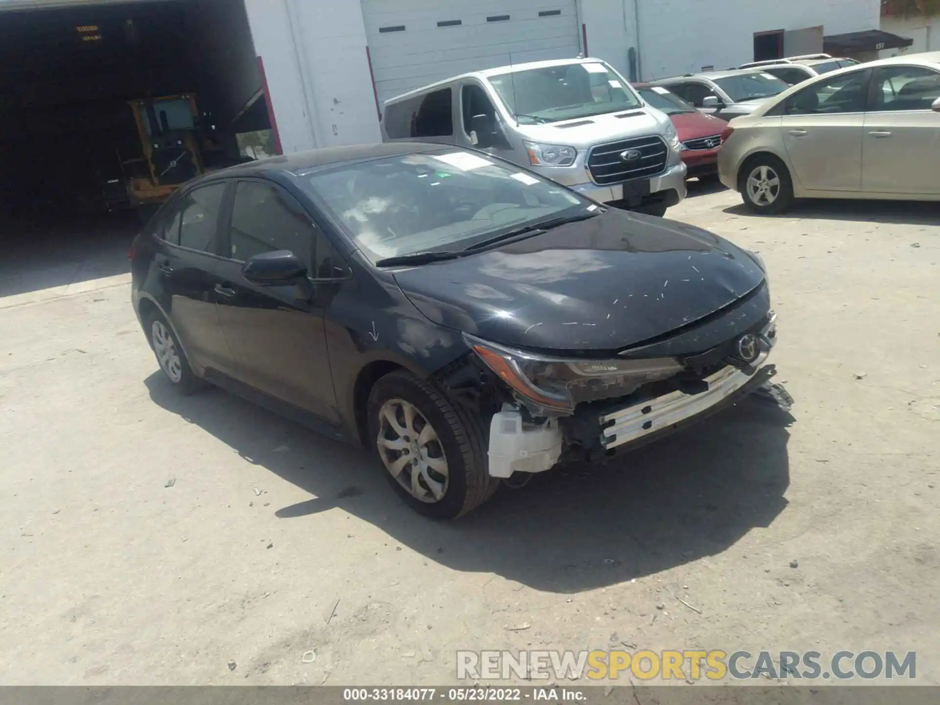 1 Photograph of a damaged car JTDEPRAE0LJ031702 TOYOTA COROLLA 2020