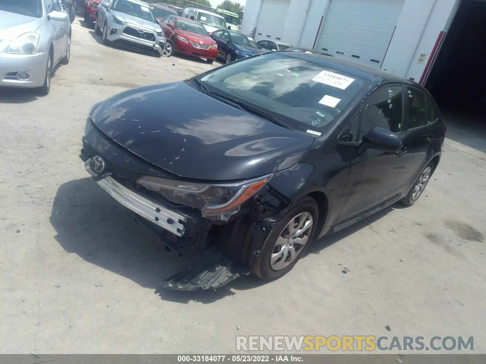 2 Photograph of a damaged car JTDEPRAE0LJ031702 TOYOTA COROLLA 2020