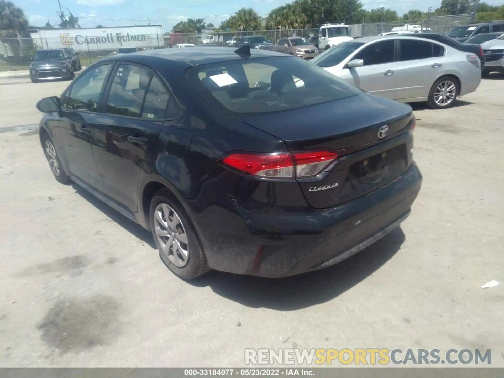 3 Photograph of a damaged car JTDEPRAE0LJ031702 TOYOTA COROLLA 2020