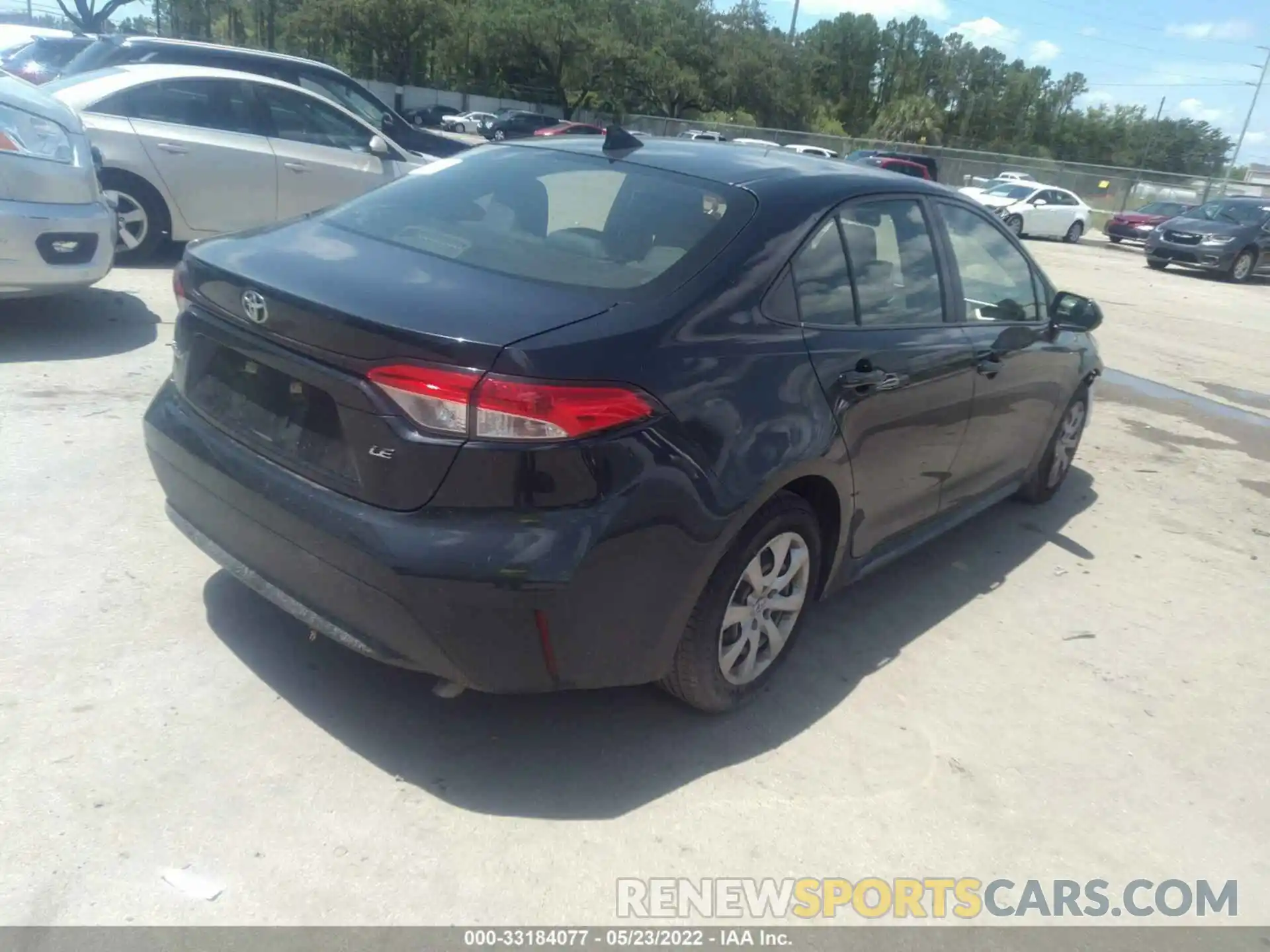 4 Photograph of a damaged car JTDEPRAE0LJ031702 TOYOTA COROLLA 2020