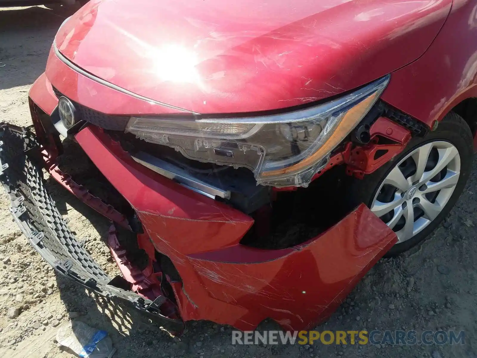 9 Photograph of a damaged car JTDEPRAE0LJ031926 TOYOTA COROLLA 2020