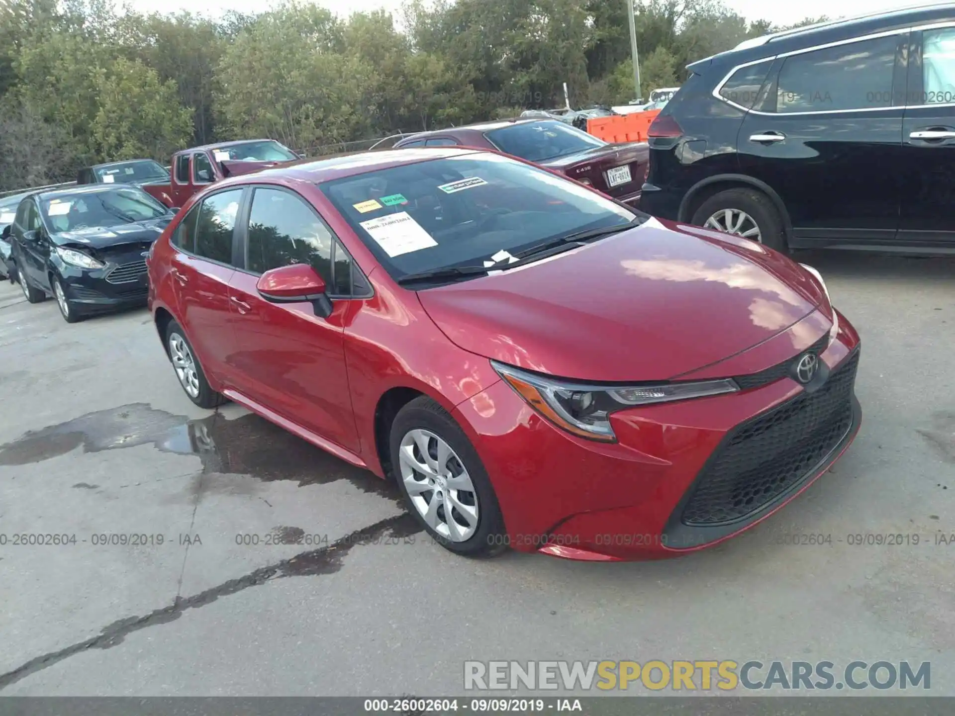 1 Photograph of a damaged car JTDEPRAE0LJ032123 TOYOTA COROLLA 2020