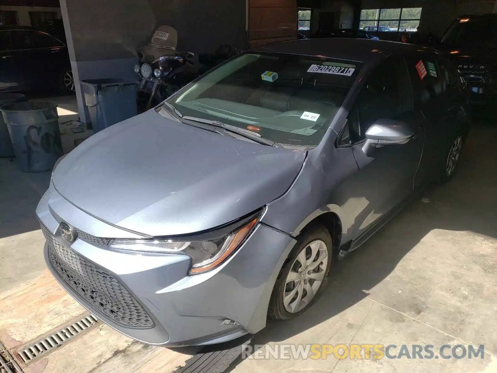 2 Photograph of a damaged car JTDEPRAE0LJ032509 TOYOTA COROLLA 2020