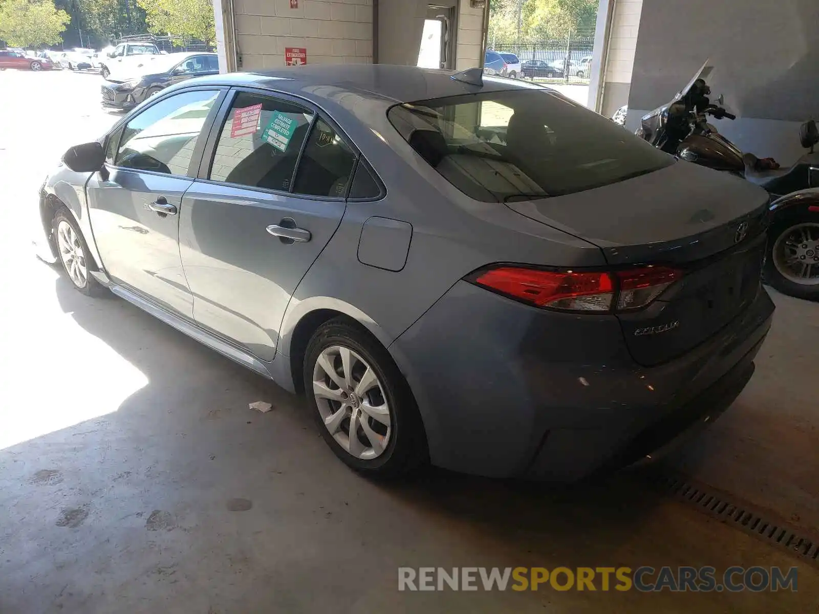 3 Photograph of a damaged car JTDEPRAE0LJ032509 TOYOTA COROLLA 2020