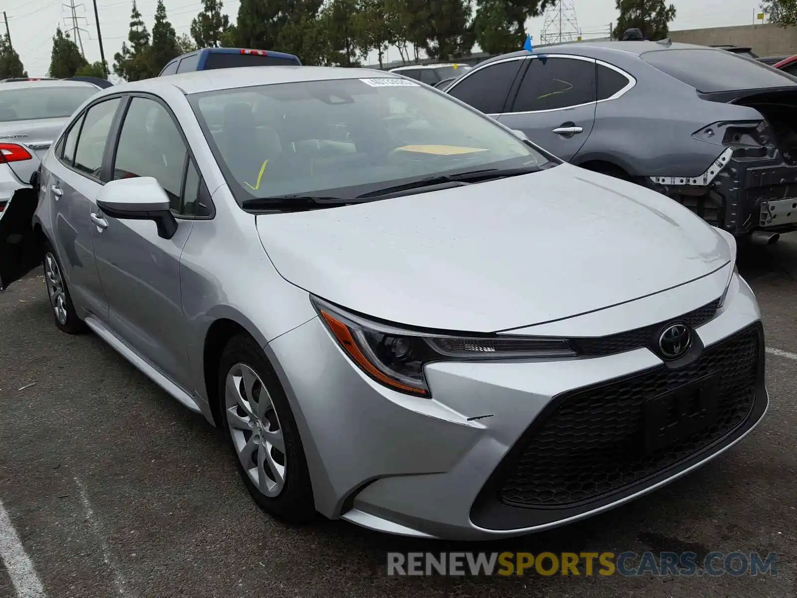 1 Photograph of a damaged car JTDEPRAE0LJ032865 TOYOTA COROLLA 2020