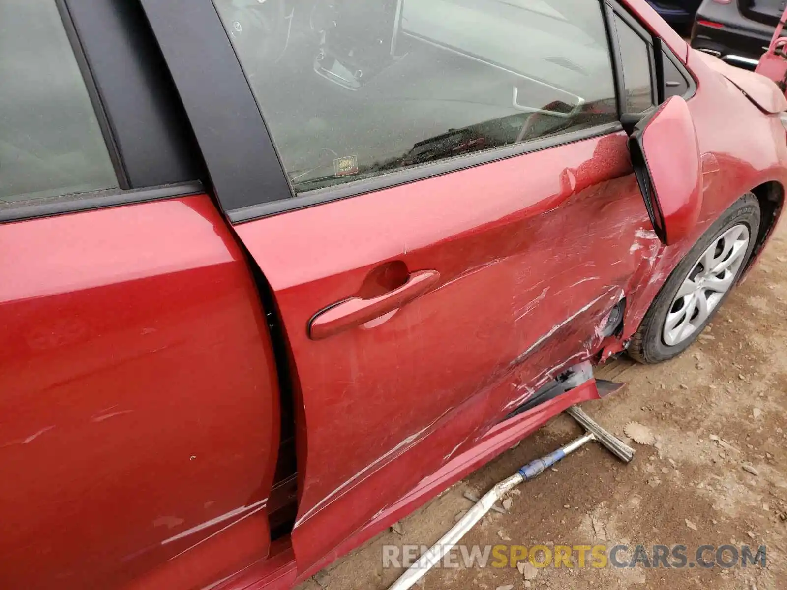 9 Photograph of a damaged car JTDEPRAE0LJ033238 TOYOTA COROLLA 2020