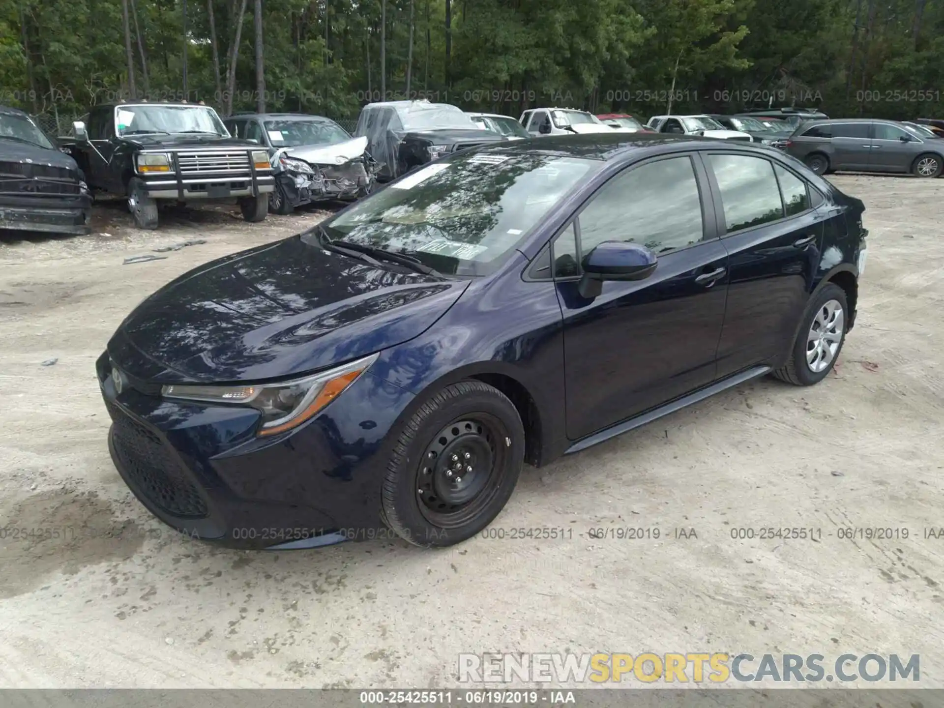 2 Photograph of a damaged car JTDEPRAE0LJ033286 TOYOTA COROLLA 2020