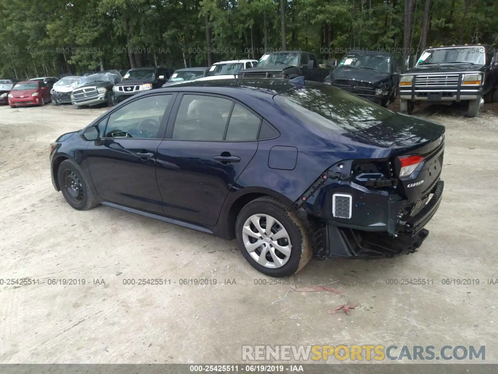 3 Photograph of a damaged car JTDEPRAE0LJ033286 TOYOTA COROLLA 2020