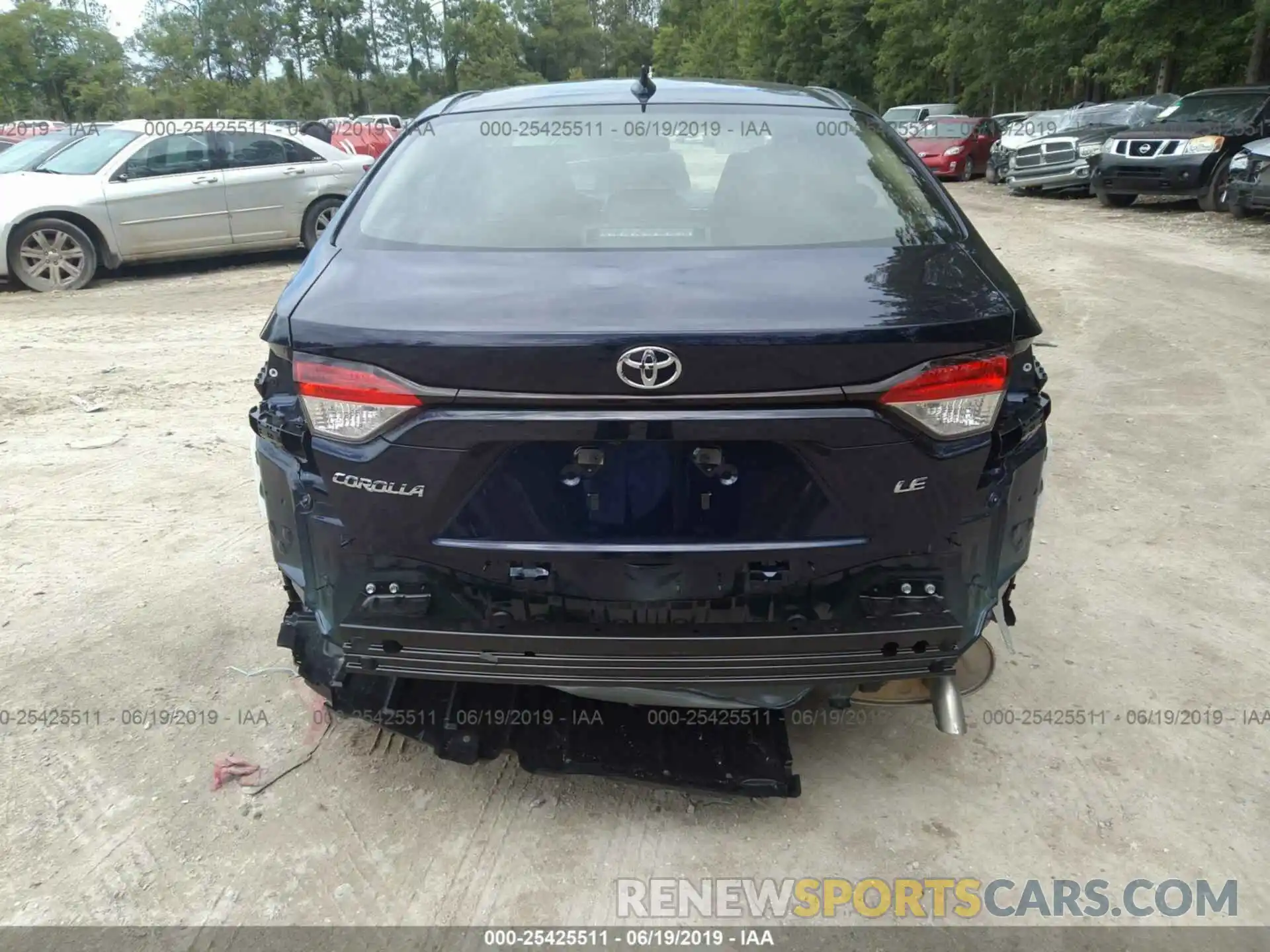 6 Photograph of a damaged car JTDEPRAE0LJ033286 TOYOTA COROLLA 2020