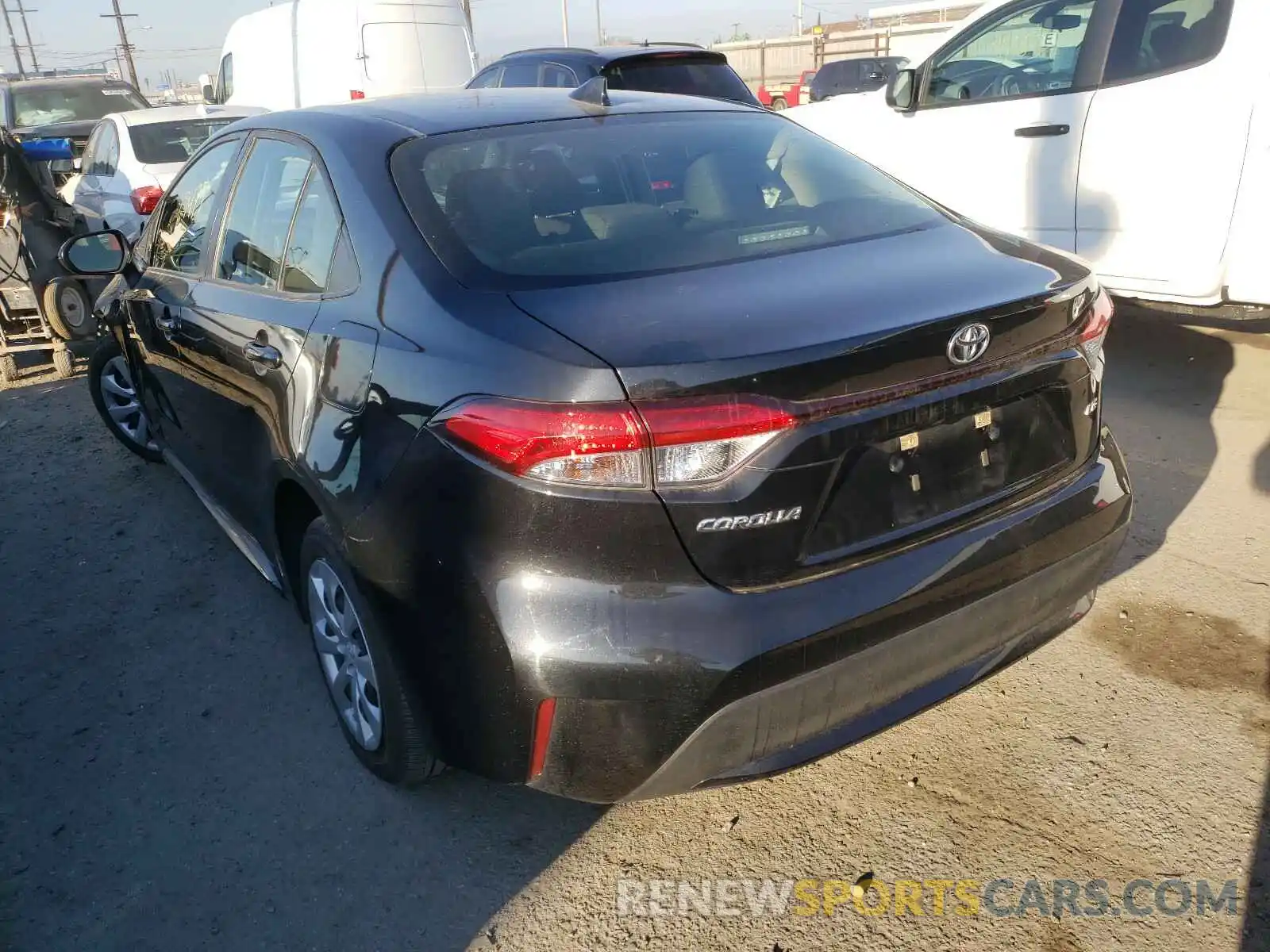 3 Photograph of a damaged car JTDEPRAE0LJ034549 TOYOTA COROLLA 2020