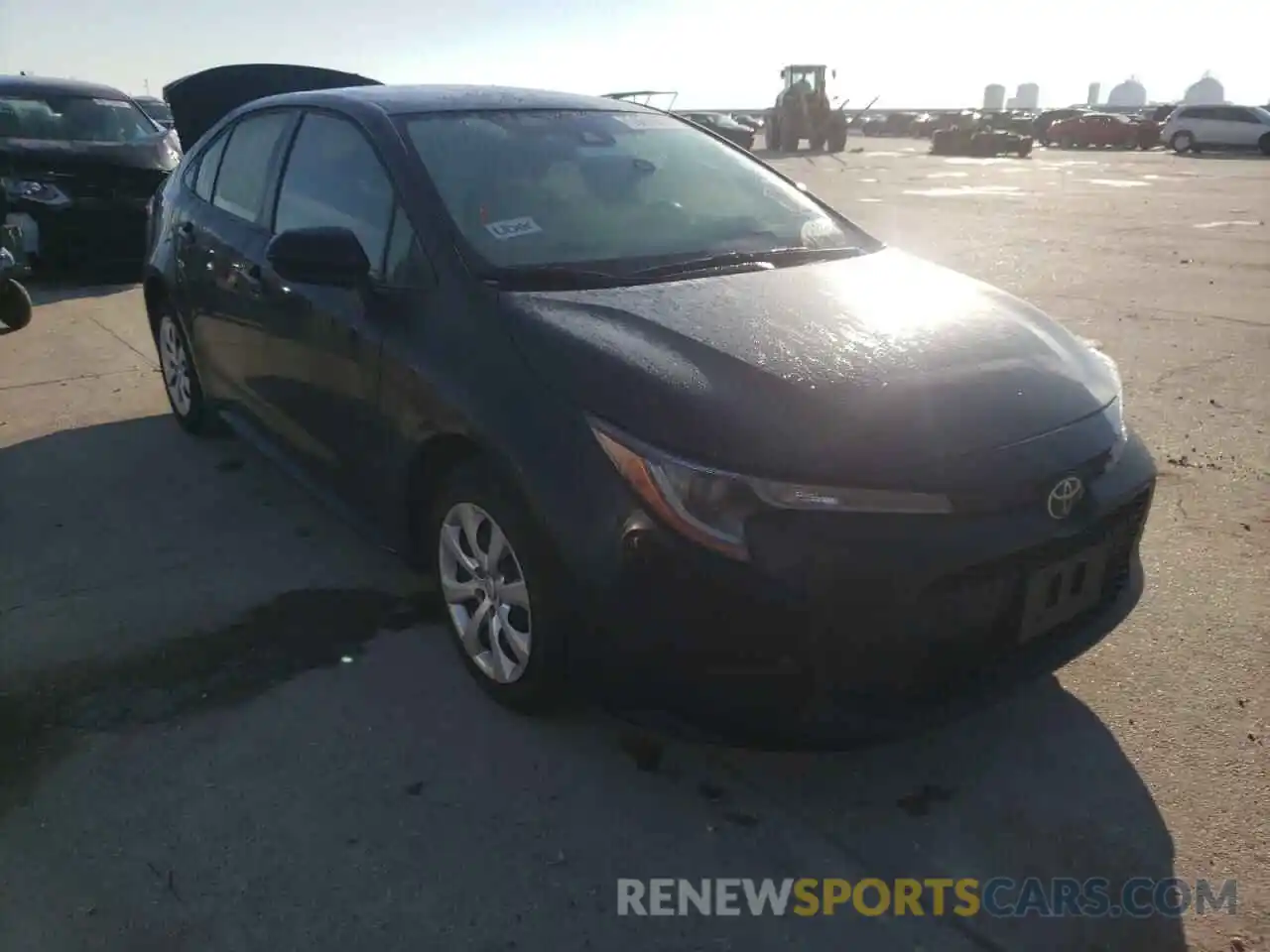 1 Photograph of a damaged car JTDEPRAE0LJ034793 TOYOTA COROLLA 2020