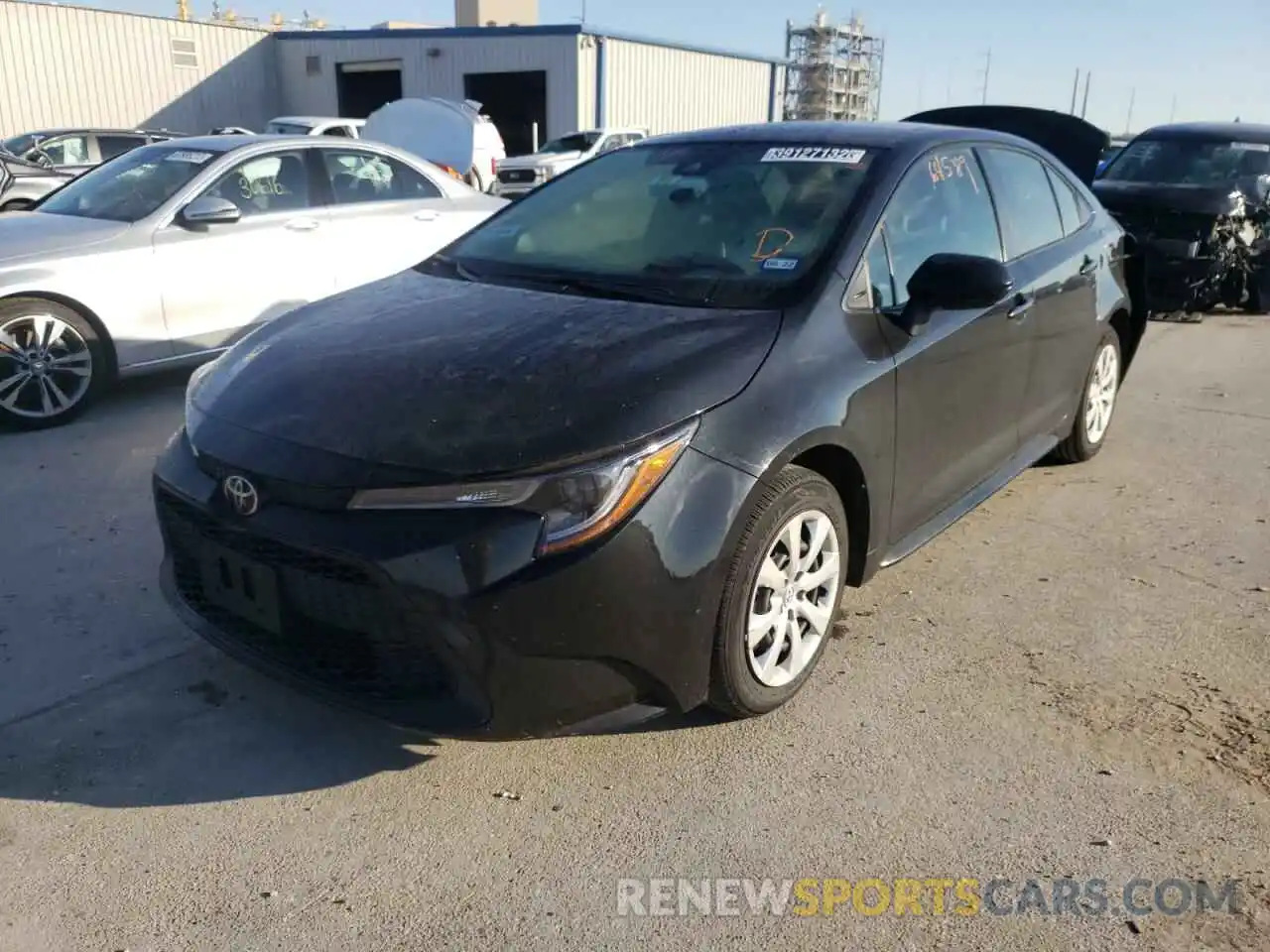 2 Photograph of a damaged car JTDEPRAE0LJ034793 TOYOTA COROLLA 2020