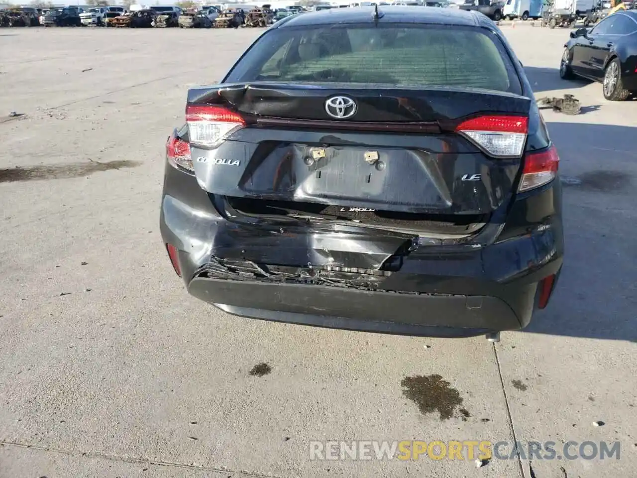 9 Photograph of a damaged car JTDEPRAE0LJ034793 TOYOTA COROLLA 2020