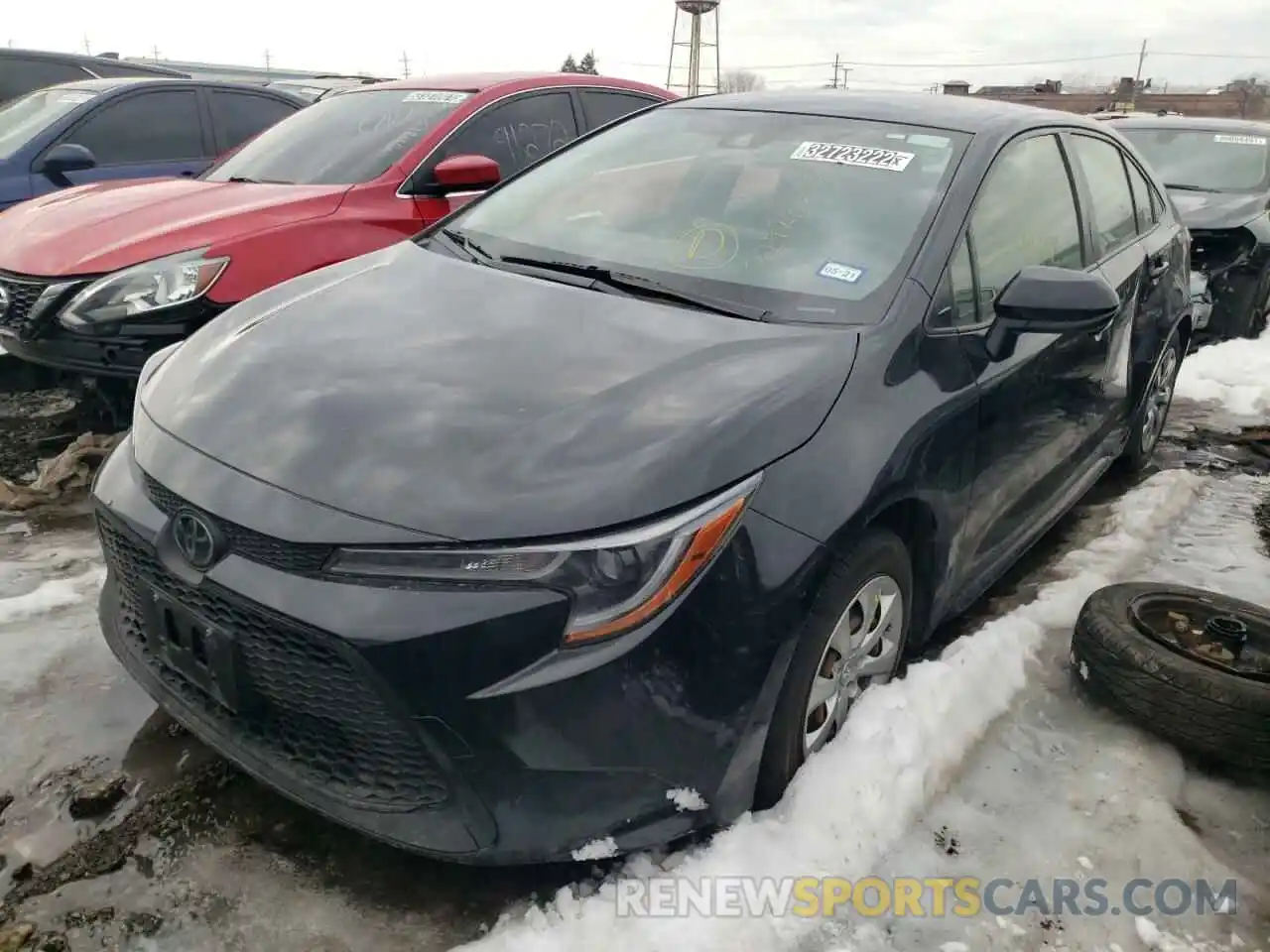 2 Photograph of a damaged car JTDEPRAE0LJ035314 TOYOTA COROLLA 2020