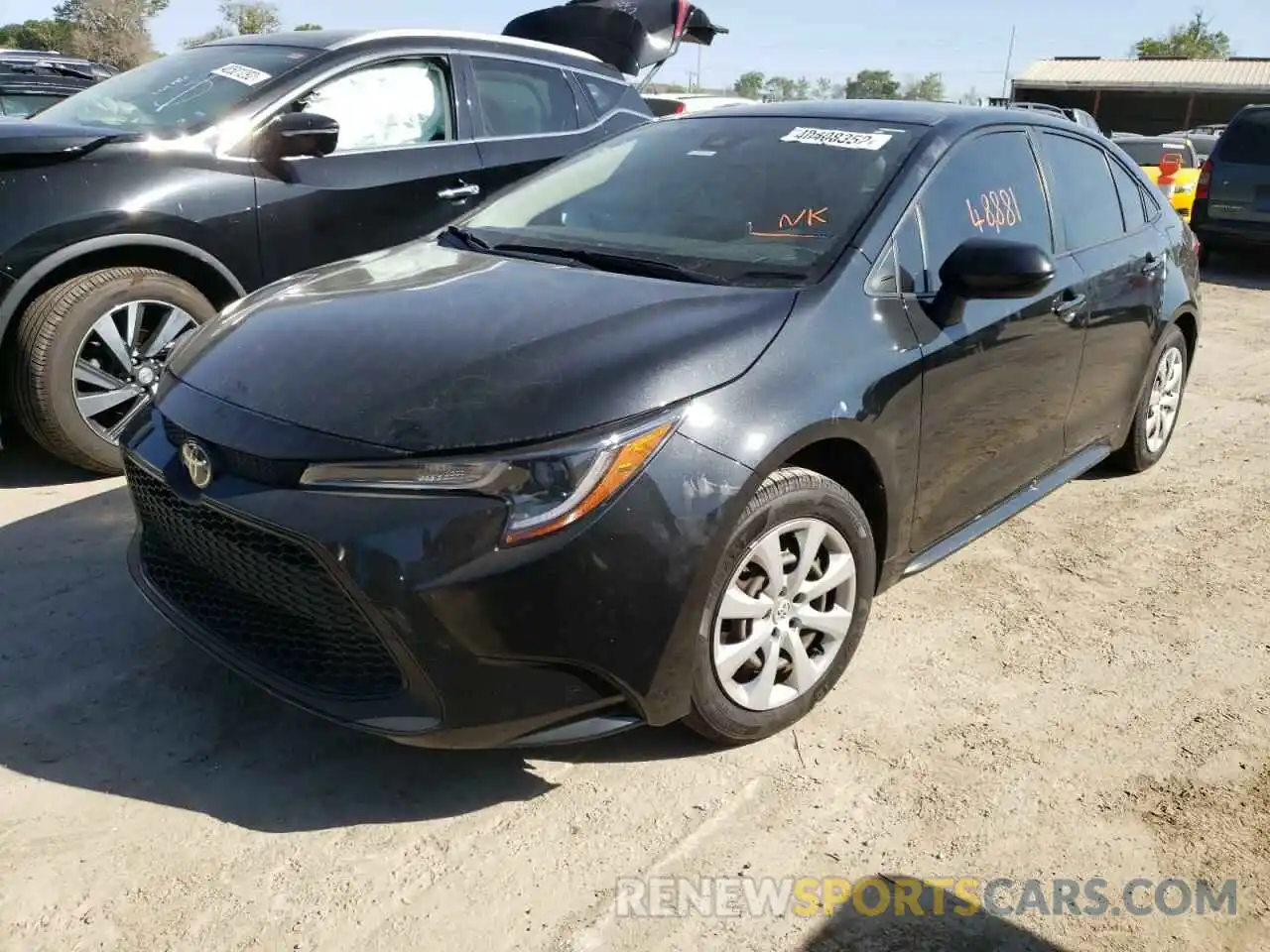 2 Photograph of a damaged car JTDEPRAE0LJ035362 TOYOTA COROLLA 2020