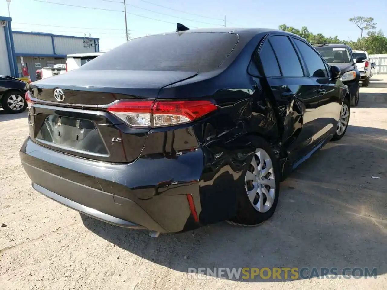 4 Photograph of a damaged car JTDEPRAE0LJ035362 TOYOTA COROLLA 2020