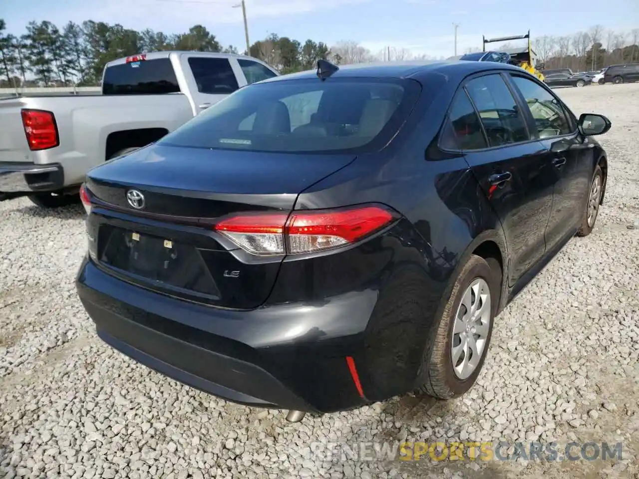 4 Photograph of a damaged car JTDEPRAE0LJ035555 TOYOTA COROLLA 2020