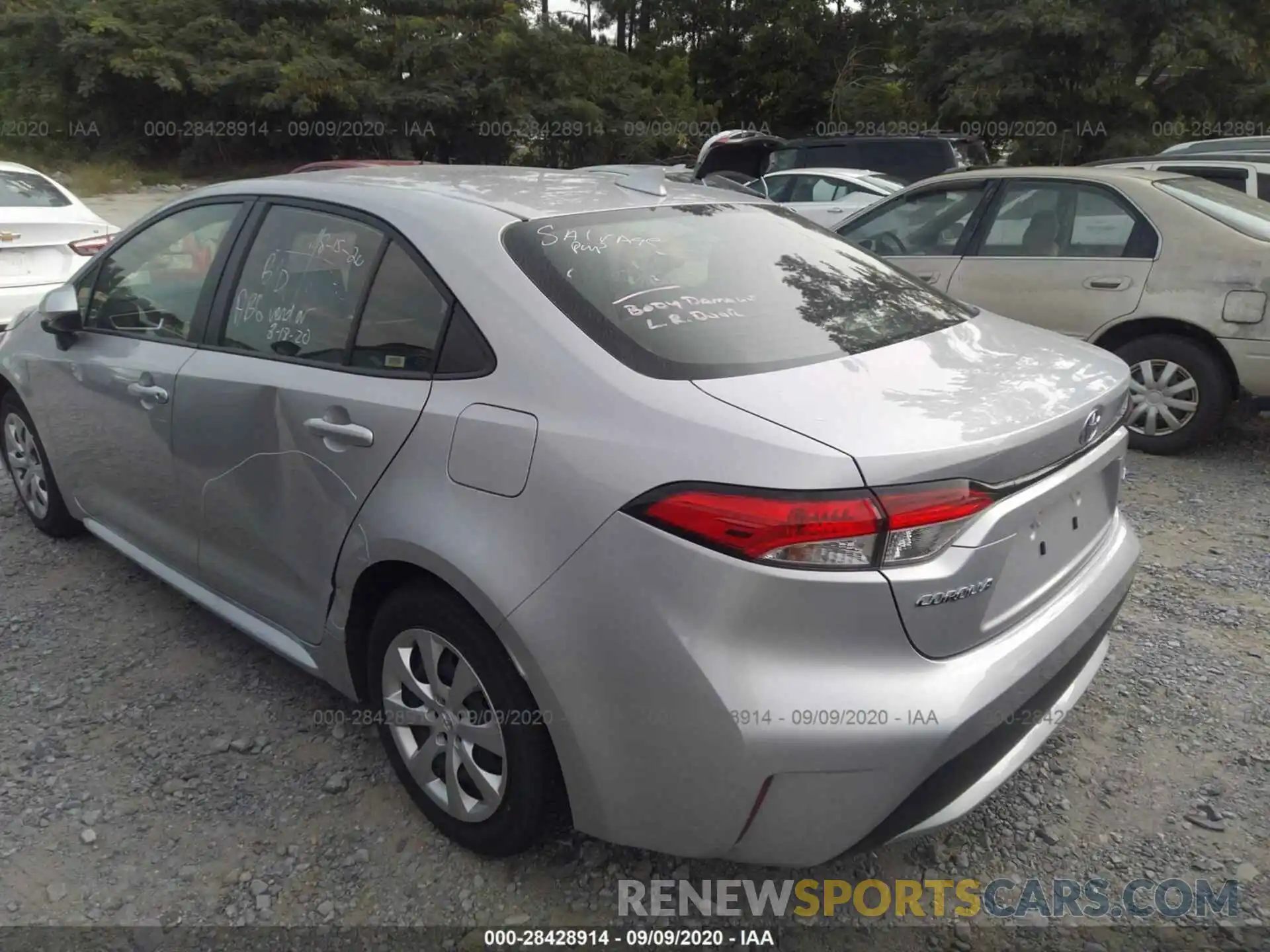 6 Photograph of a damaged car JTDEPRAE0LJ036009 TOYOTA COROLLA 2020