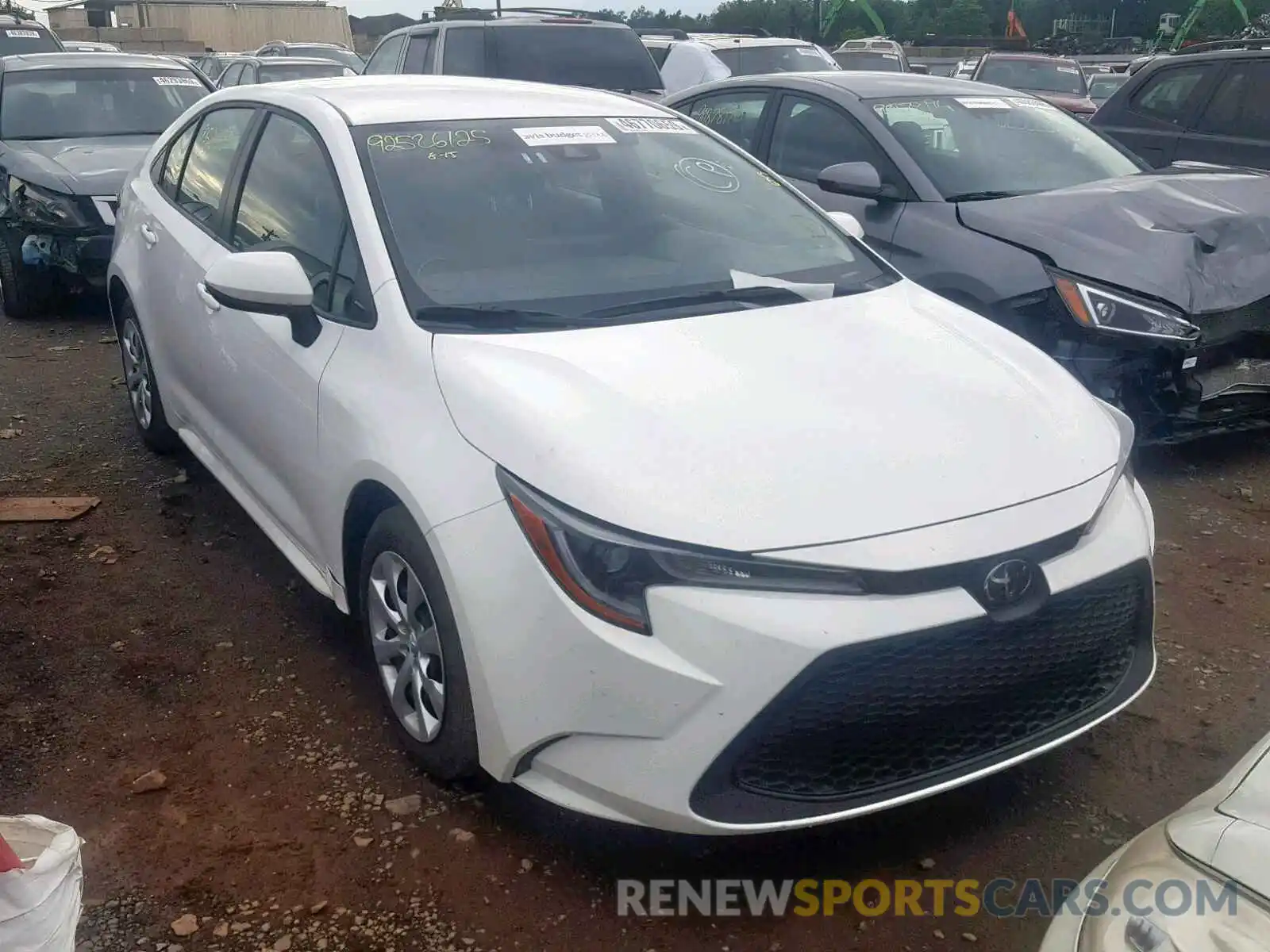 1 Photograph of a damaged car JTDEPRAE0LJ036110 TOYOTA COROLLA 2020