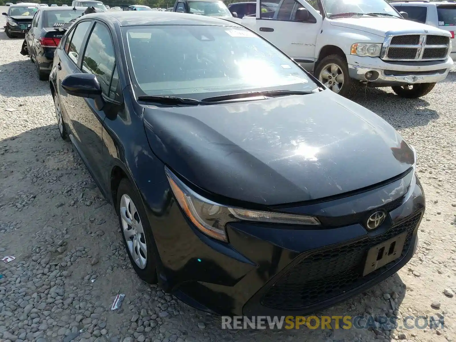 1 Photograph of a damaged car JTDEPRAE0LJ036205 TOYOTA COROLLA 2020