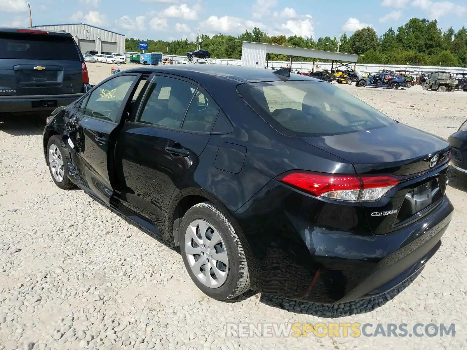 3 Photograph of a damaged car JTDEPRAE0LJ036205 TOYOTA COROLLA 2020