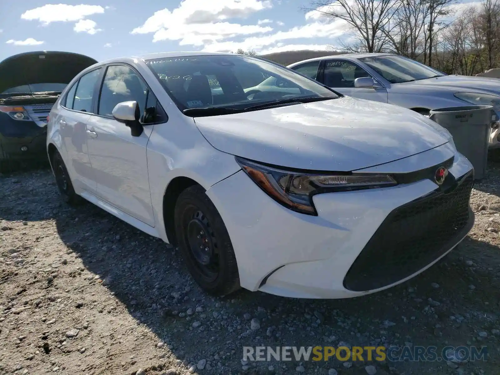 1 Photograph of a damaged car JTDEPRAE0LJ036723 TOYOTA COROLLA 2020