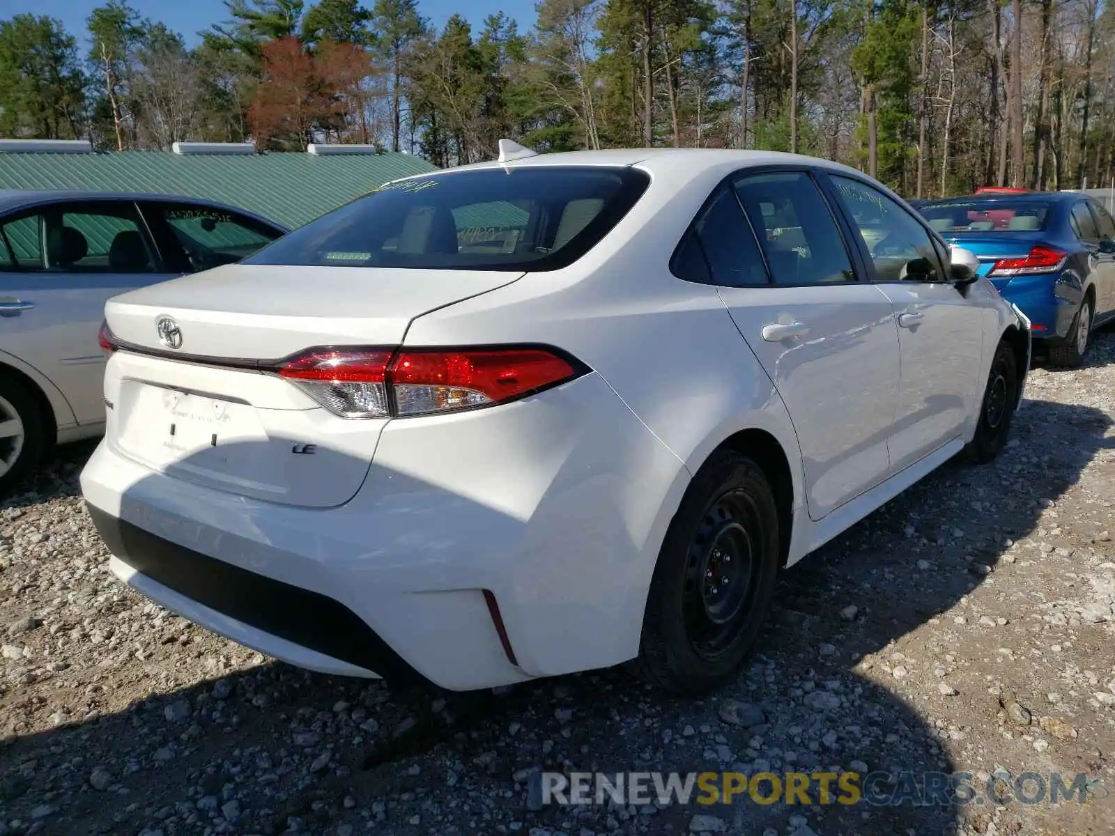 4 Photograph of a damaged car JTDEPRAE0LJ036723 TOYOTA COROLLA 2020