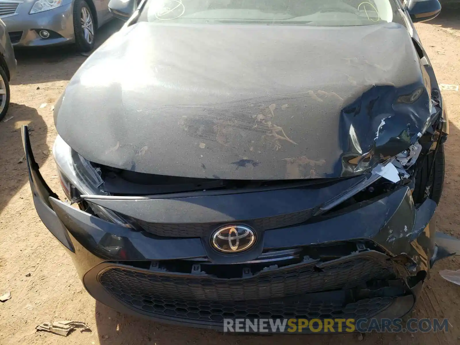 9 Photograph of a damaged car JTDEPRAE0LJ037080 TOYOTA COROLLA 2020