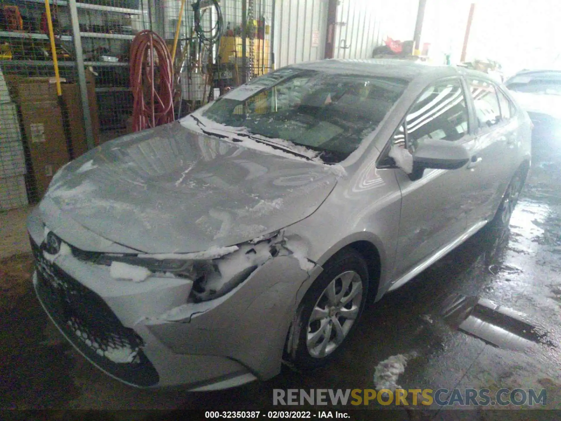 2 Photograph of a damaged car JTDEPRAE0LJ037354 TOYOTA COROLLA 2020