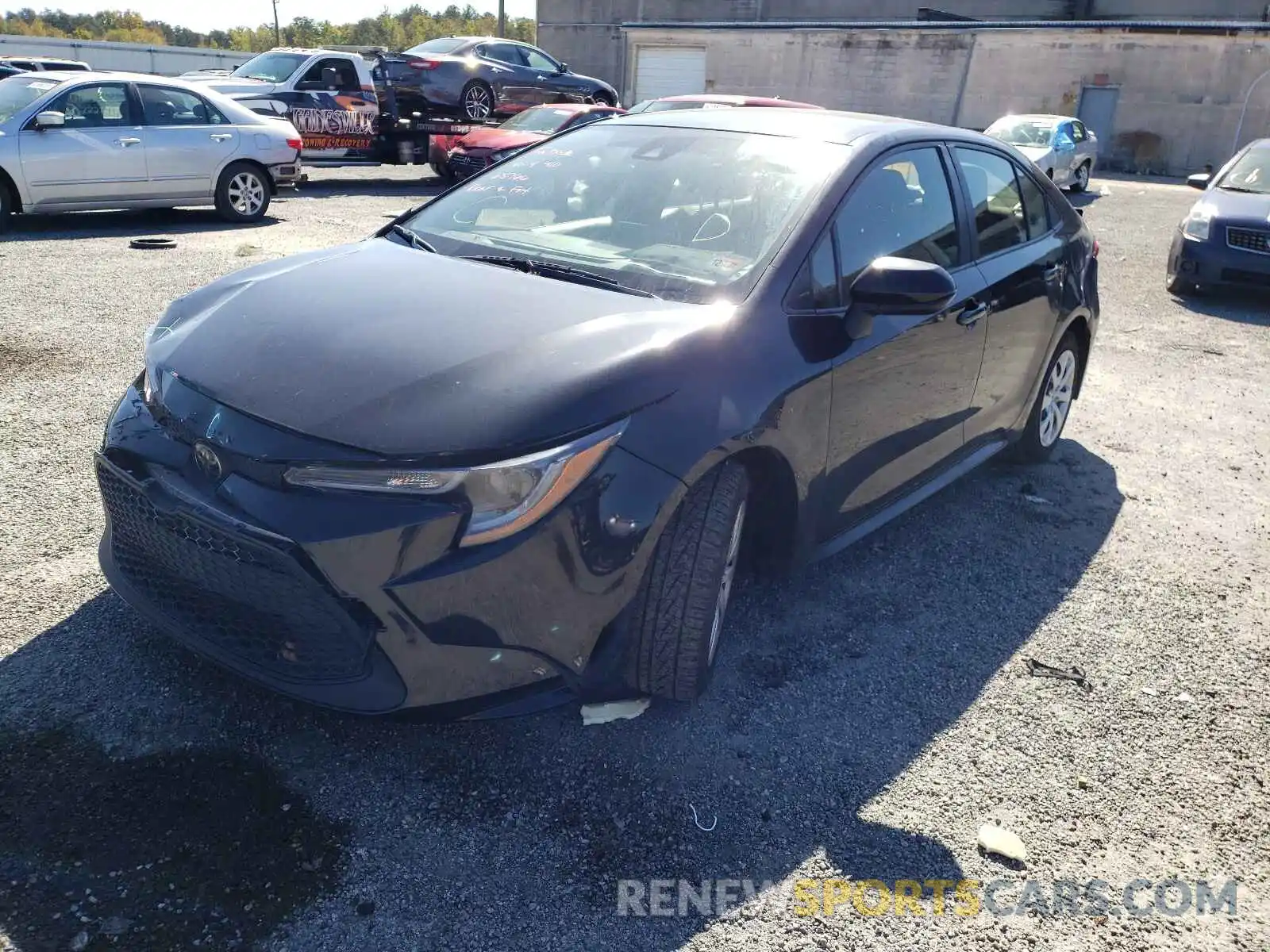 2 Photograph of a damaged car JTDEPRAE0LJ037600 TOYOTA COROLLA 2020