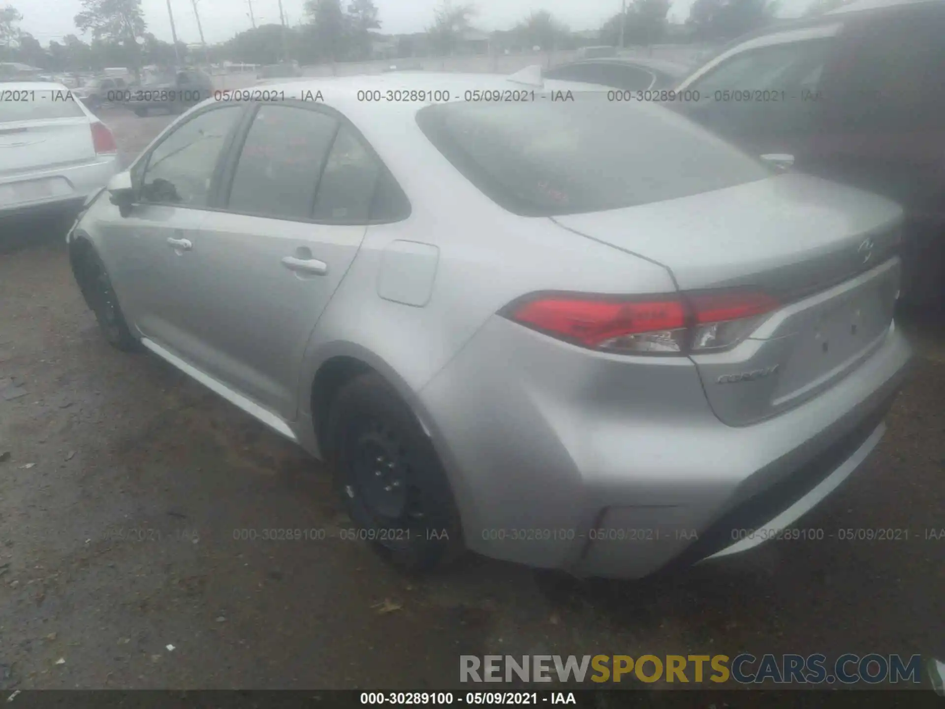 3 Photograph of a damaged car JTDEPRAE0LJ037922 TOYOTA COROLLA 2020