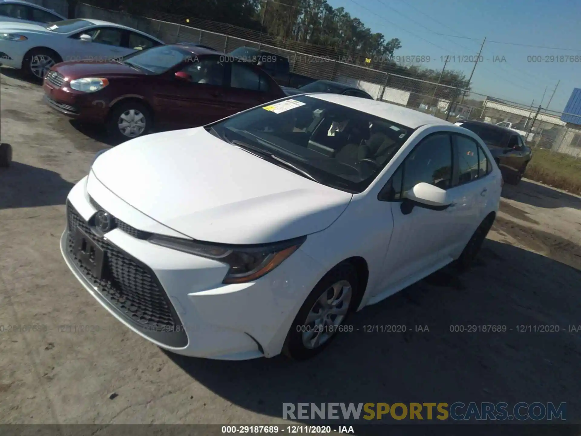 2 Photograph of a damaged car JTDEPRAE0LJ038195 TOYOTA COROLLA 2020