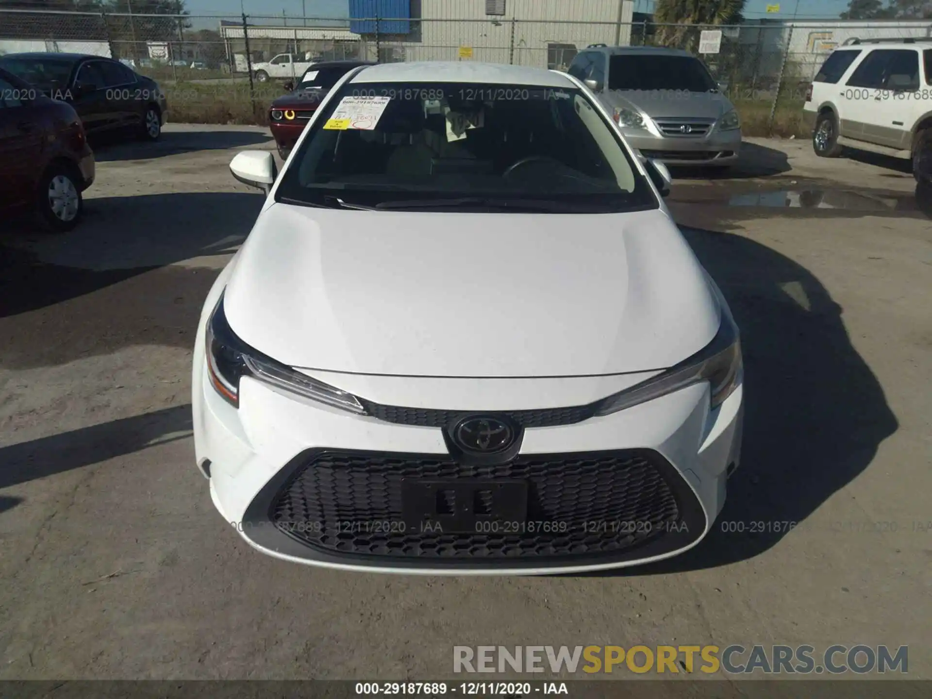 6 Photograph of a damaged car JTDEPRAE0LJ038195 TOYOTA COROLLA 2020