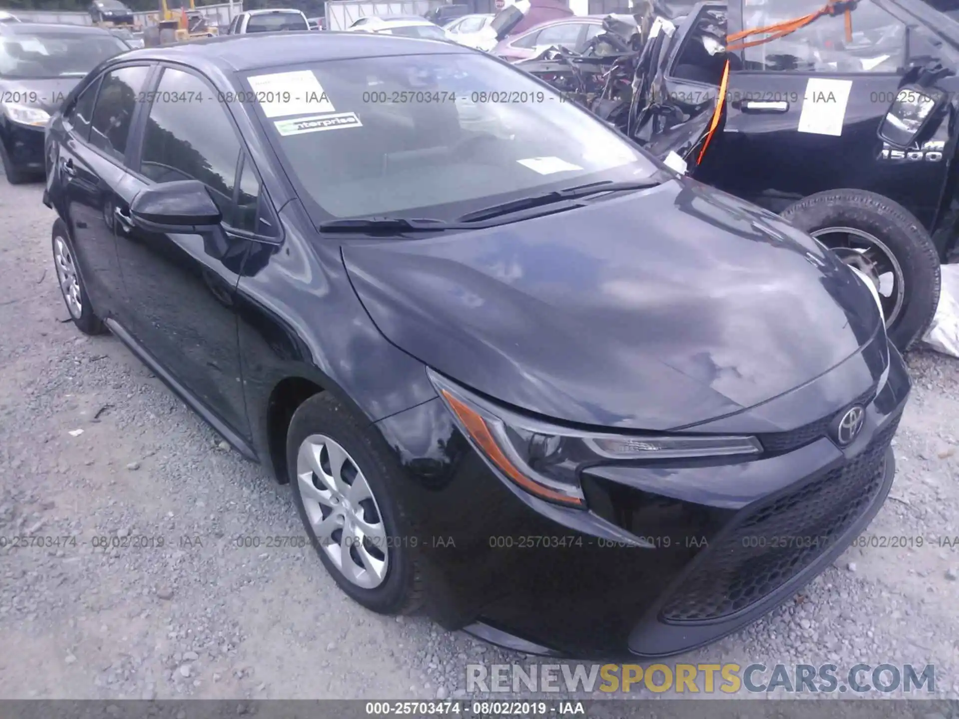 1 Photograph of a damaged car JTDEPRAE0LJ038522 TOYOTA COROLLA 2020