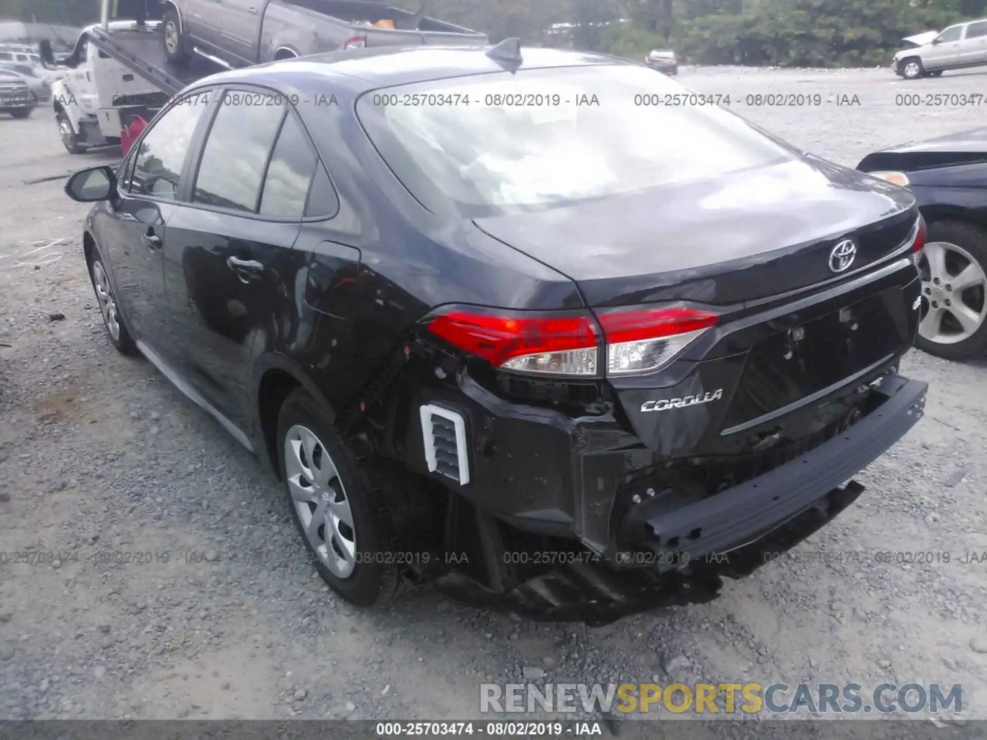 3 Photograph of a damaged car JTDEPRAE0LJ038522 TOYOTA COROLLA 2020