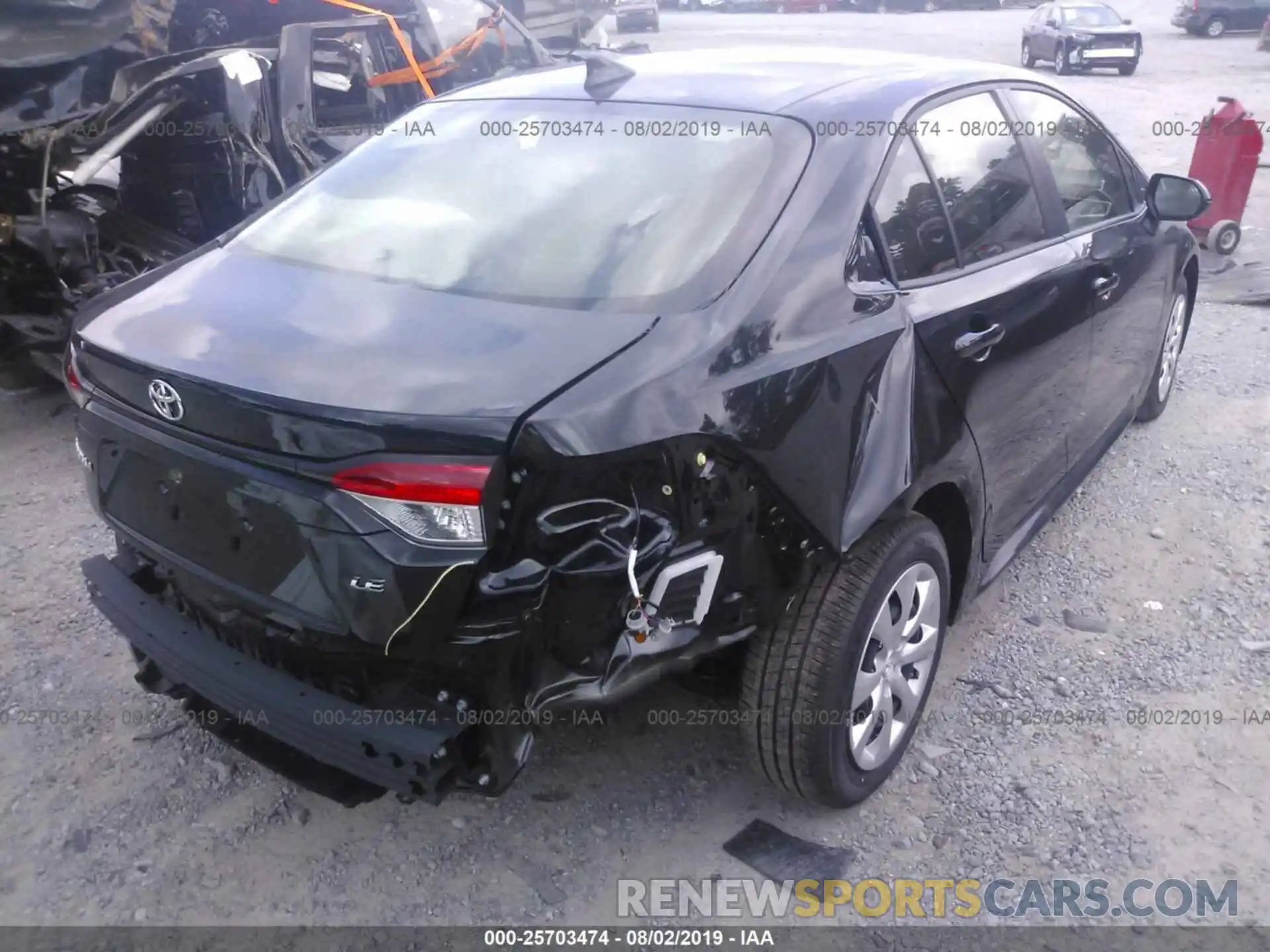 4 Photograph of a damaged car JTDEPRAE0LJ038522 TOYOTA COROLLA 2020