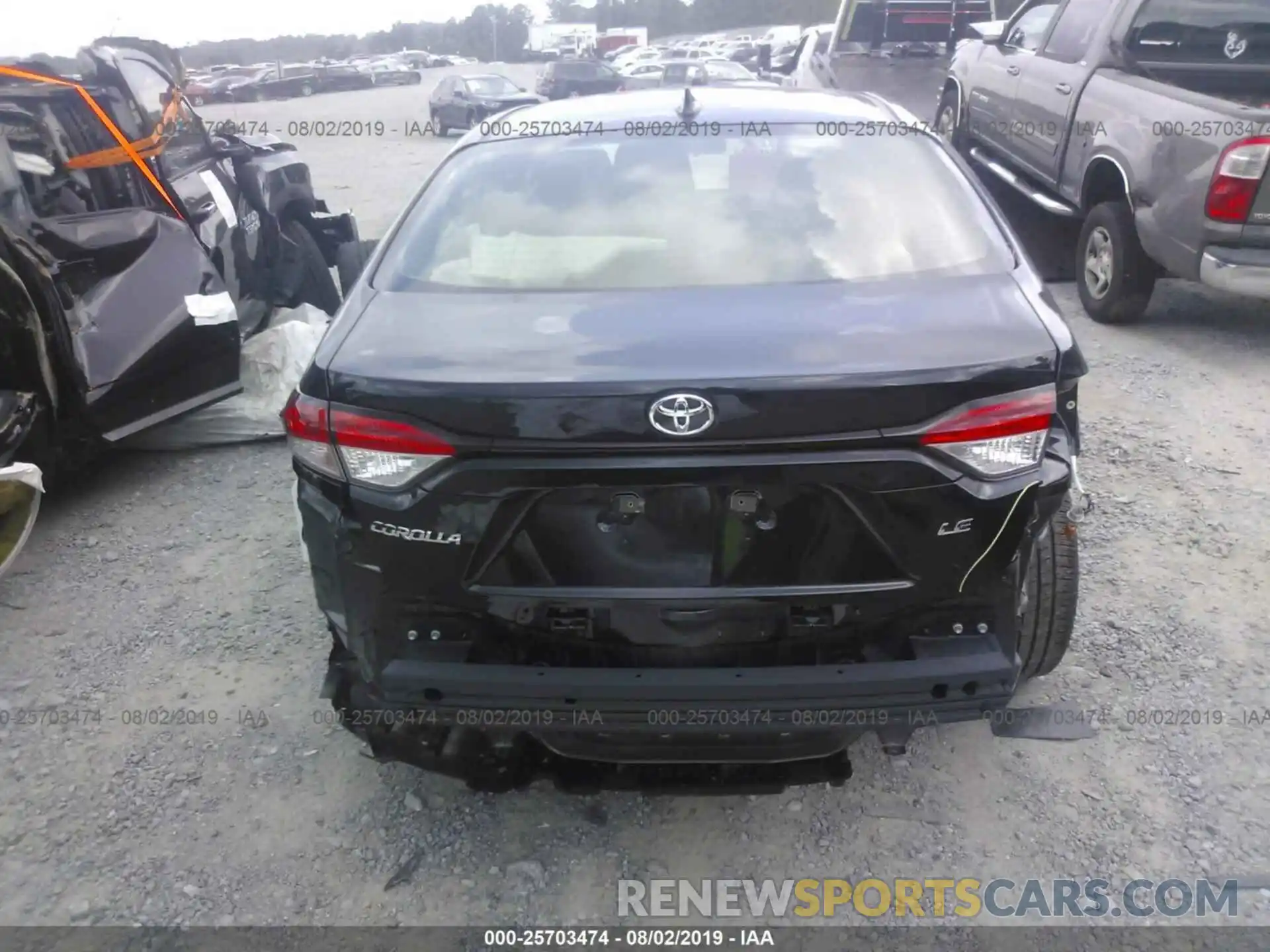 6 Photograph of a damaged car JTDEPRAE0LJ038522 TOYOTA COROLLA 2020