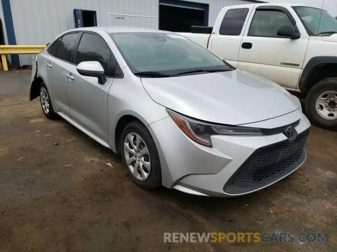 1 Photograph of a damaged car JTDEPRAE0LJ038682 TOYOTA COROLLA 2020