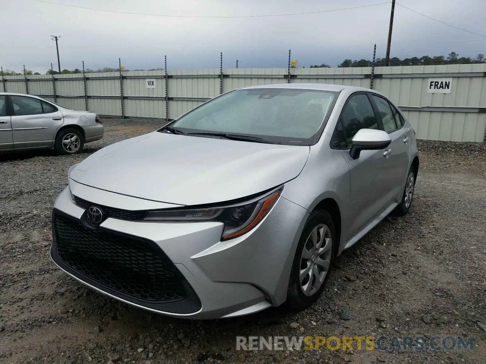 2 Photograph of a damaged car JTDEPRAE0LJ038911 TOYOTA COROLLA 2020