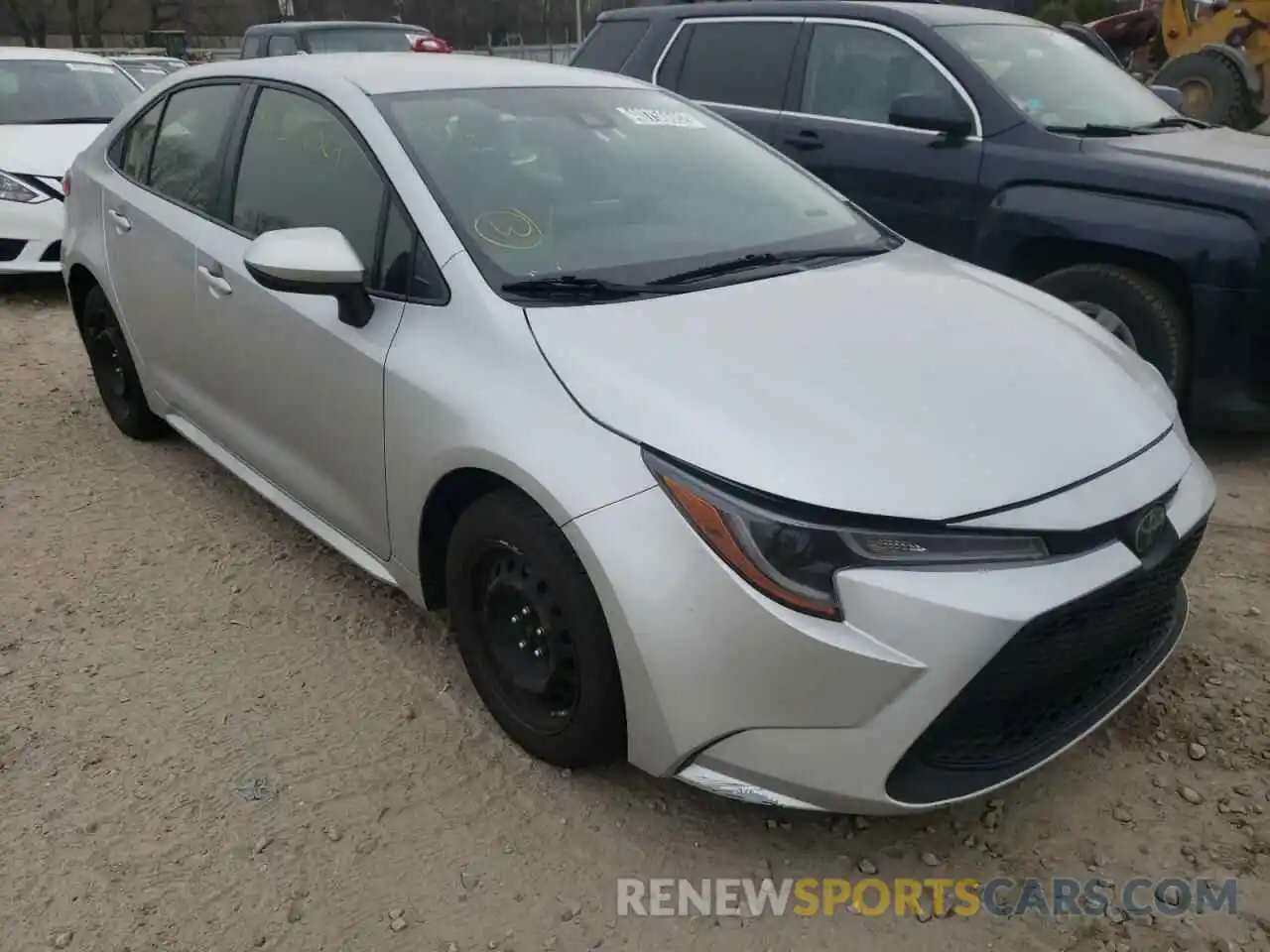 1 Photograph of a damaged car JTDEPRAE0LJ038942 TOYOTA COROLLA 2020