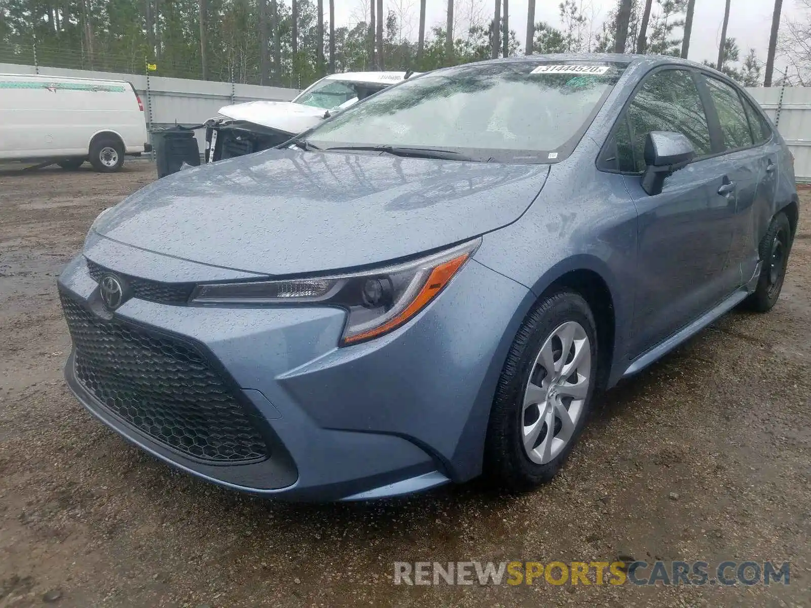 2 Photograph of a damaged car JTDEPRAE0LJ039265 TOYOTA COROLLA 2020