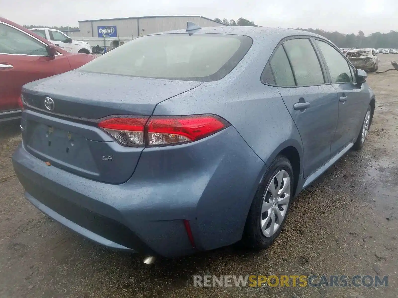 4 Photograph of a damaged car JTDEPRAE0LJ039265 TOYOTA COROLLA 2020