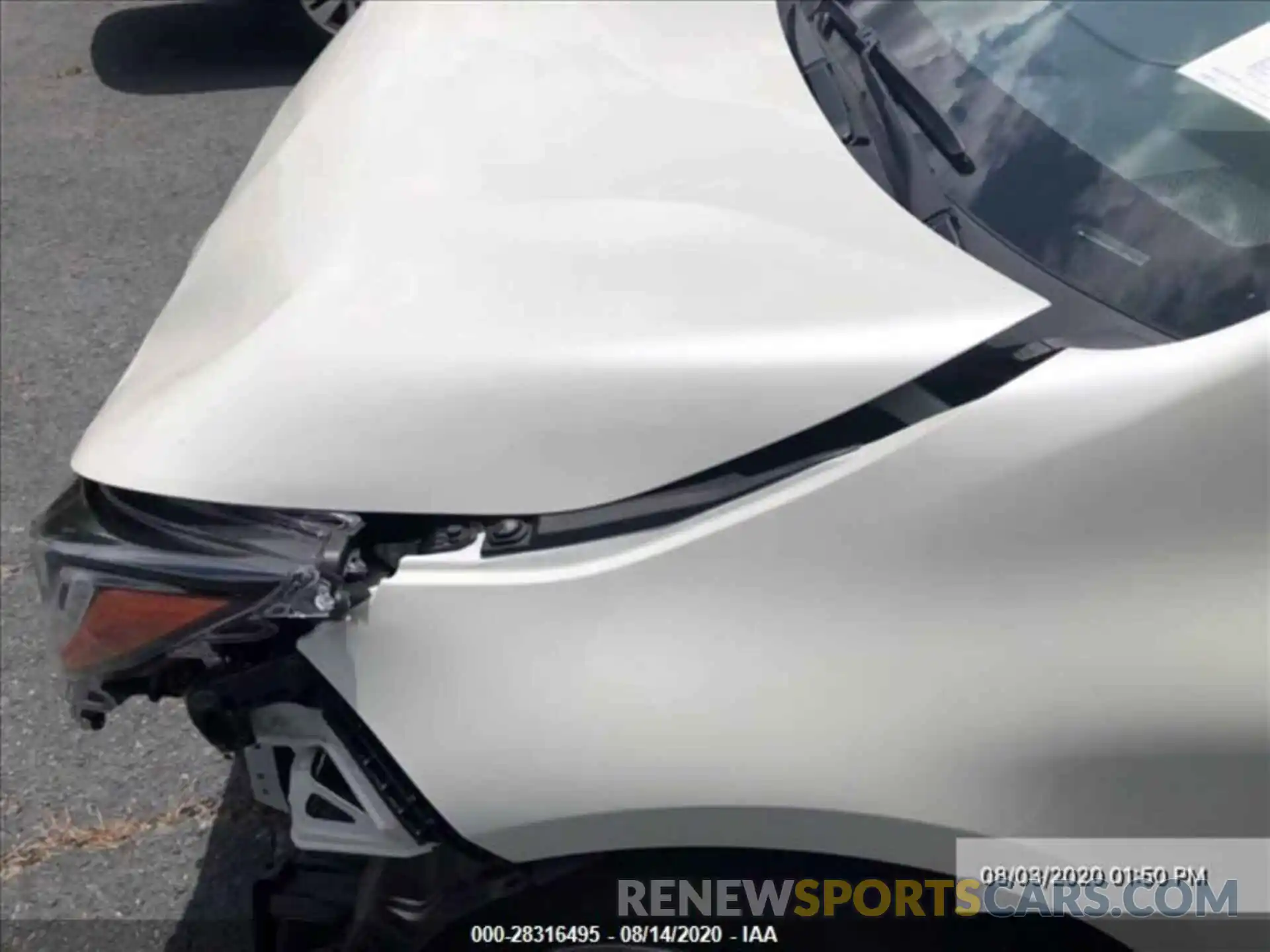 10 Photograph of a damaged car JTDEPRAE0LJ039413 TOYOTA COROLLA 2020