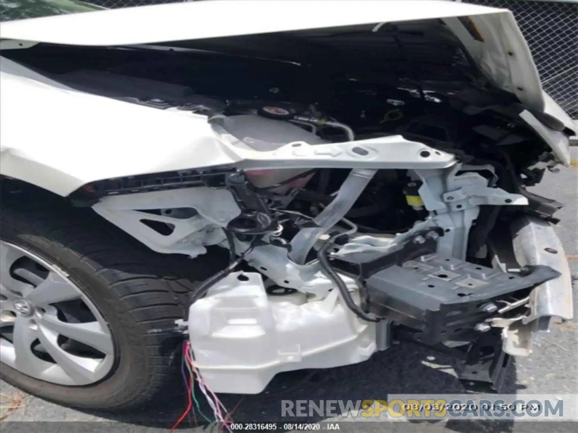 6 Photograph of a damaged car JTDEPRAE0LJ039413 TOYOTA COROLLA 2020