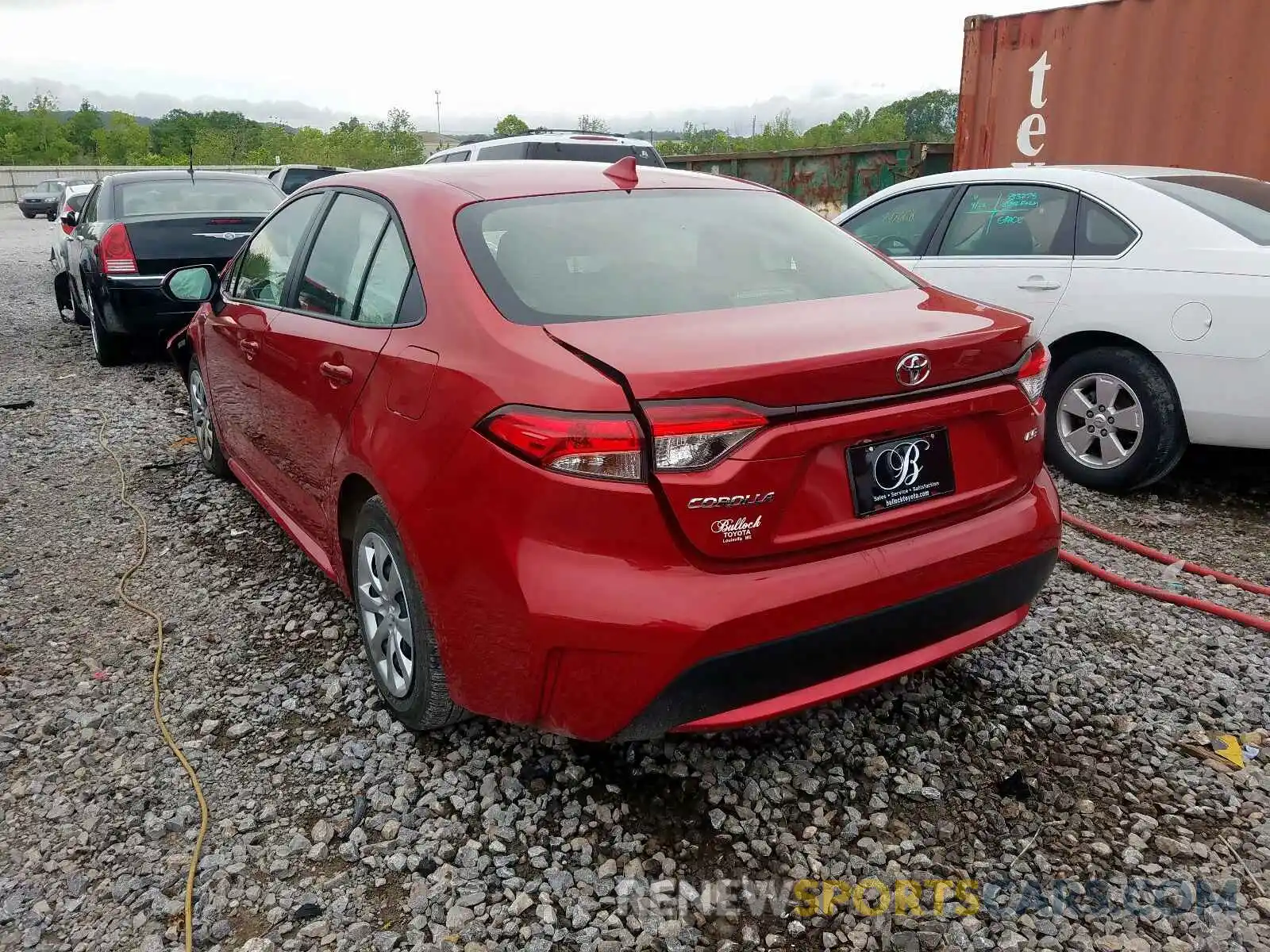 3 Photograph of a damaged car JTDEPRAE0LJ039587 TOYOTA COROLLA 2020