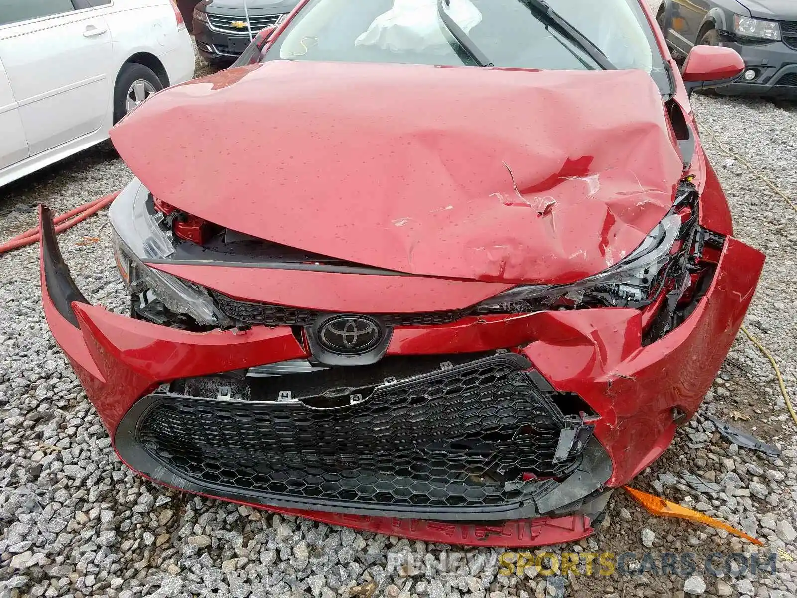 7 Photograph of a damaged car JTDEPRAE0LJ039587 TOYOTA COROLLA 2020